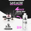 Buy 4 Acrylics & Get 1 FREE Monomer – 2Cute Nails