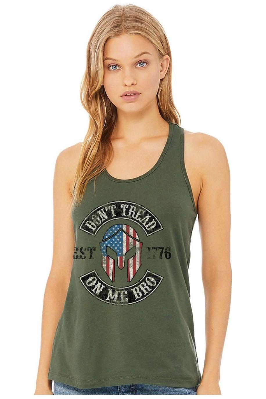 Pretty Little Patriot Pretty Little Patriot Don't Tread on Me -clearance — Pretty Little Patriot branding close-up