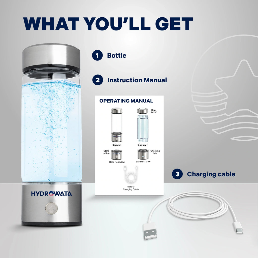 HydroWata™ Hydrogen Water Bottle, view 8