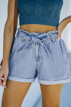 Pretty Little Patriot Denim Slouch Waist Shorts