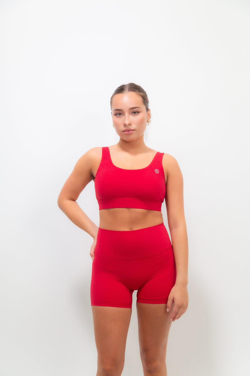 KIMITH BRAND I Am Beautifully Radiant Quick-Dry Butter Red Short — alternative angle