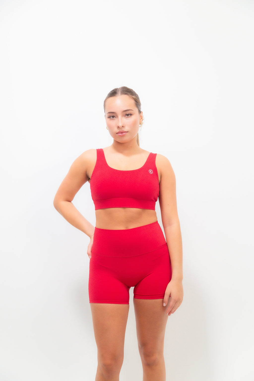 KIMITH BRAND I Am Beautifully Radiant Quick-Dry Butter Red Short — back view