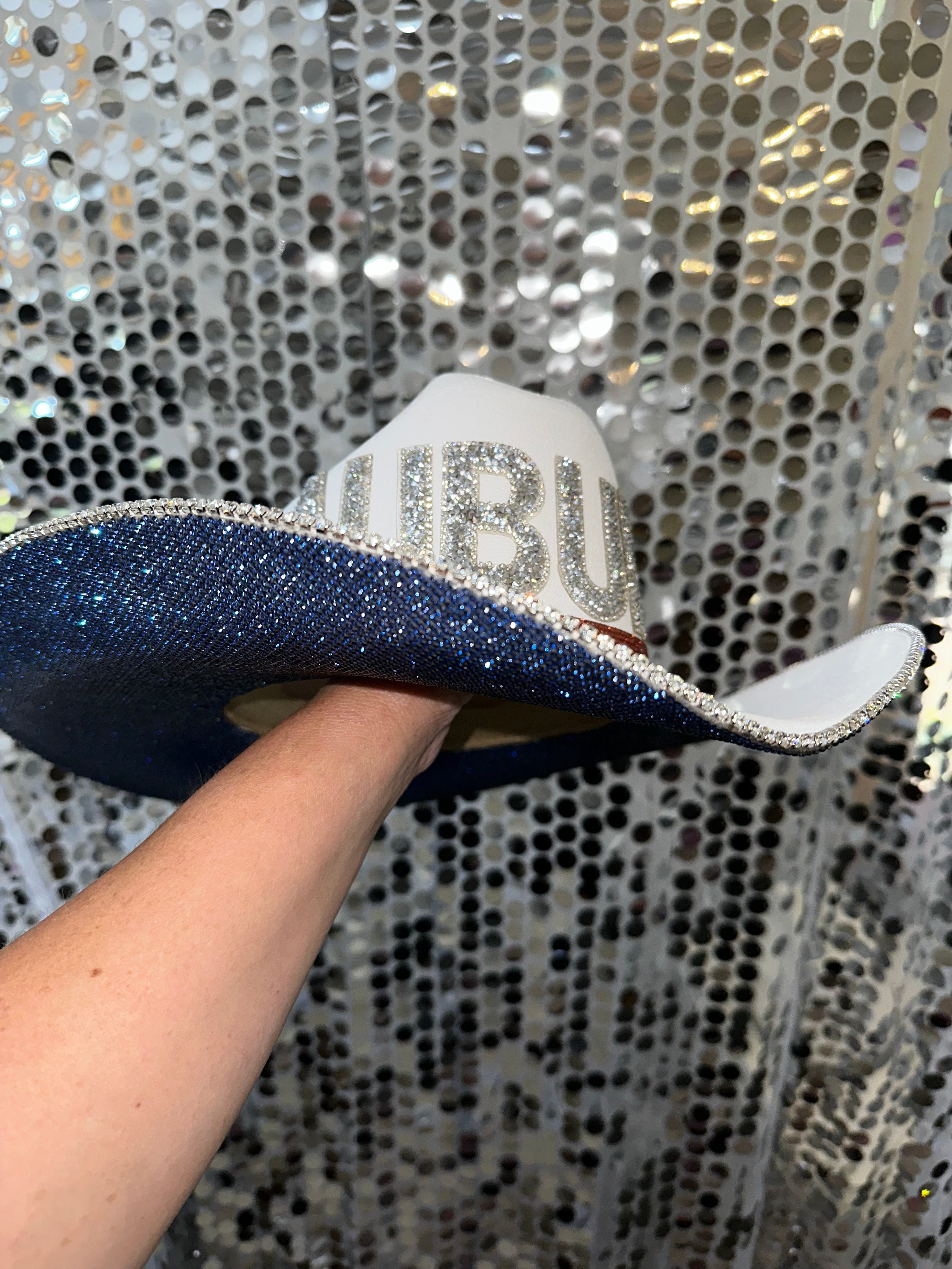 Rhinestone Cowgirl Auburn University Hat — lifestyle context