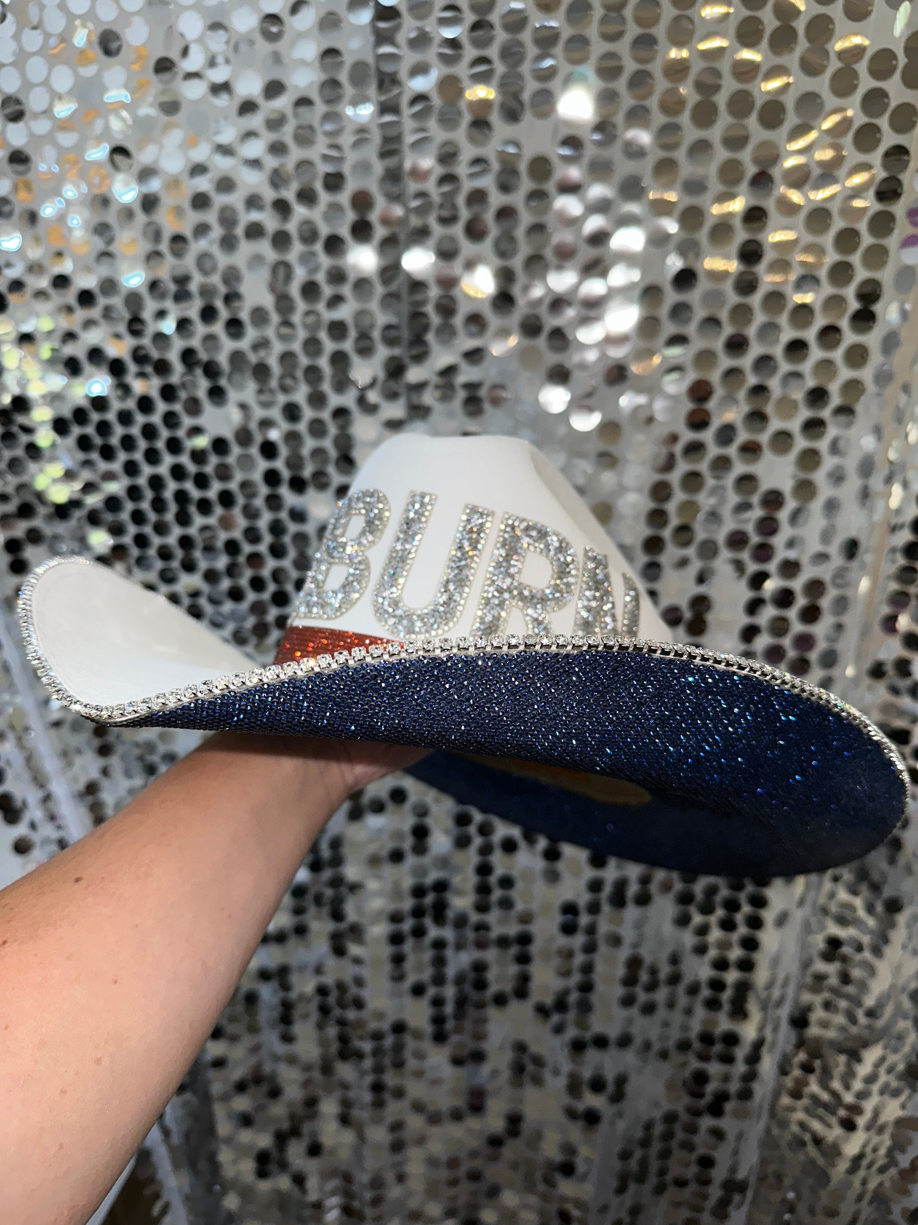 Rhinestone Cowgirl Auburn University Hat — alternative angle