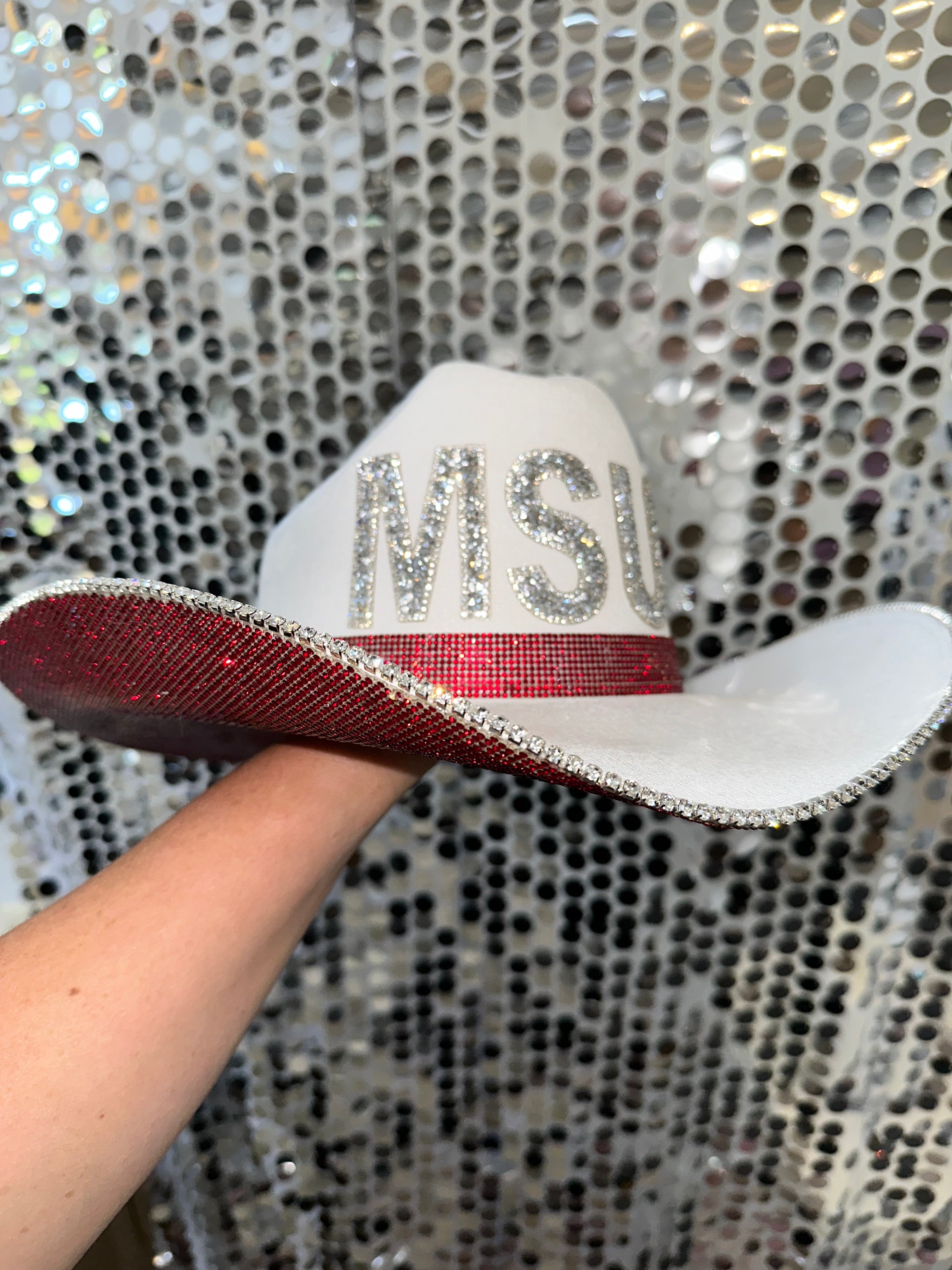 Rhinestone Cowgirl Mississippi State University — side view