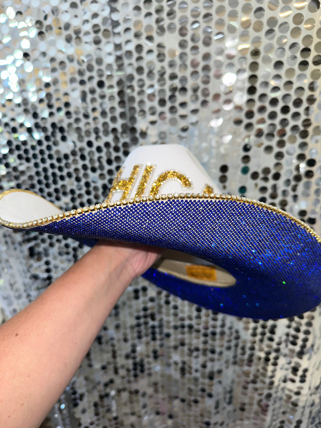Rhinestone Cowgirl University of Michigan Hat — lifestyle context