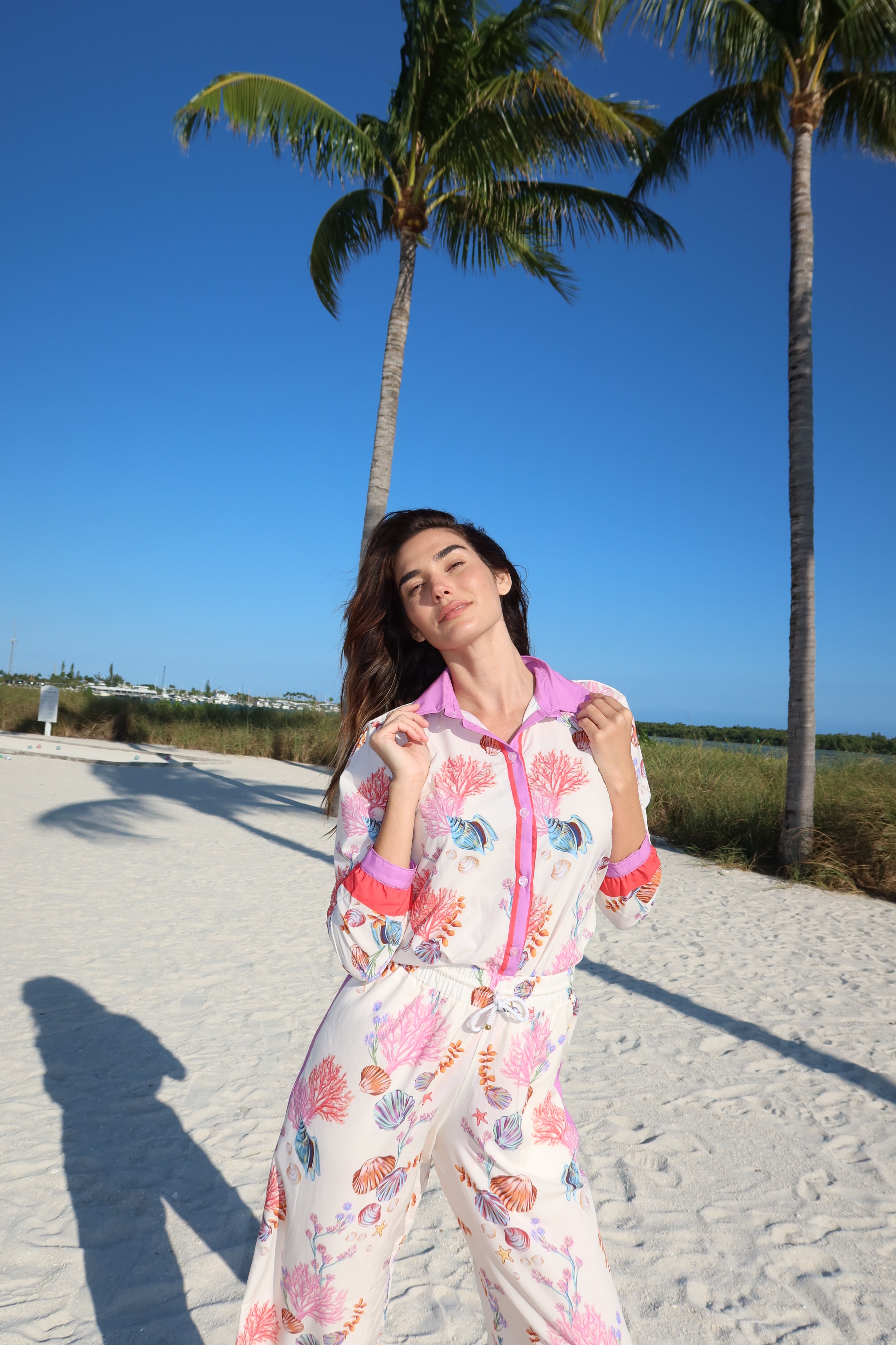 LA'AVANA Varadero blouse — back view