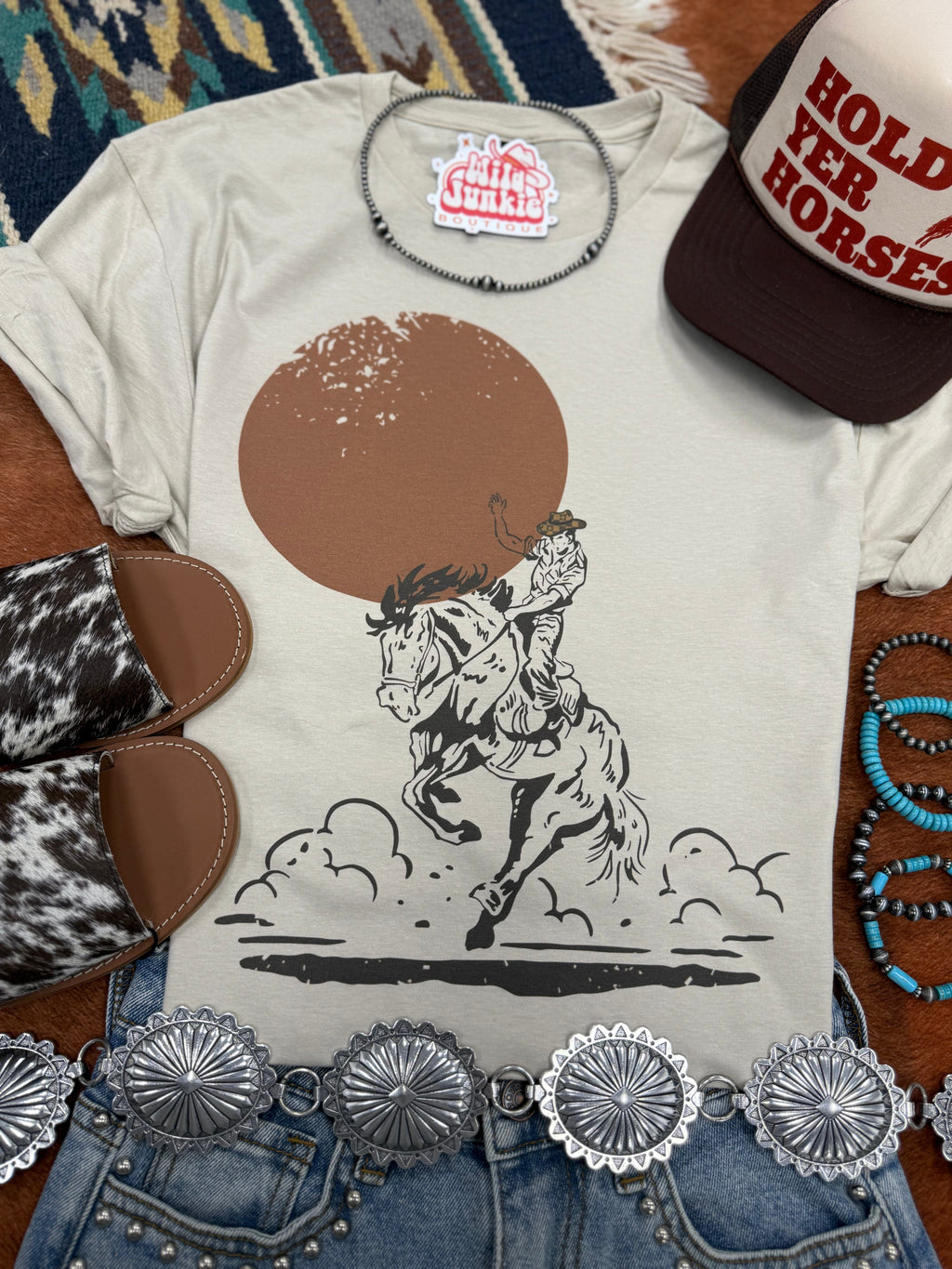 Wild Junkie Dusty Trails Graphic Tee — main product shot