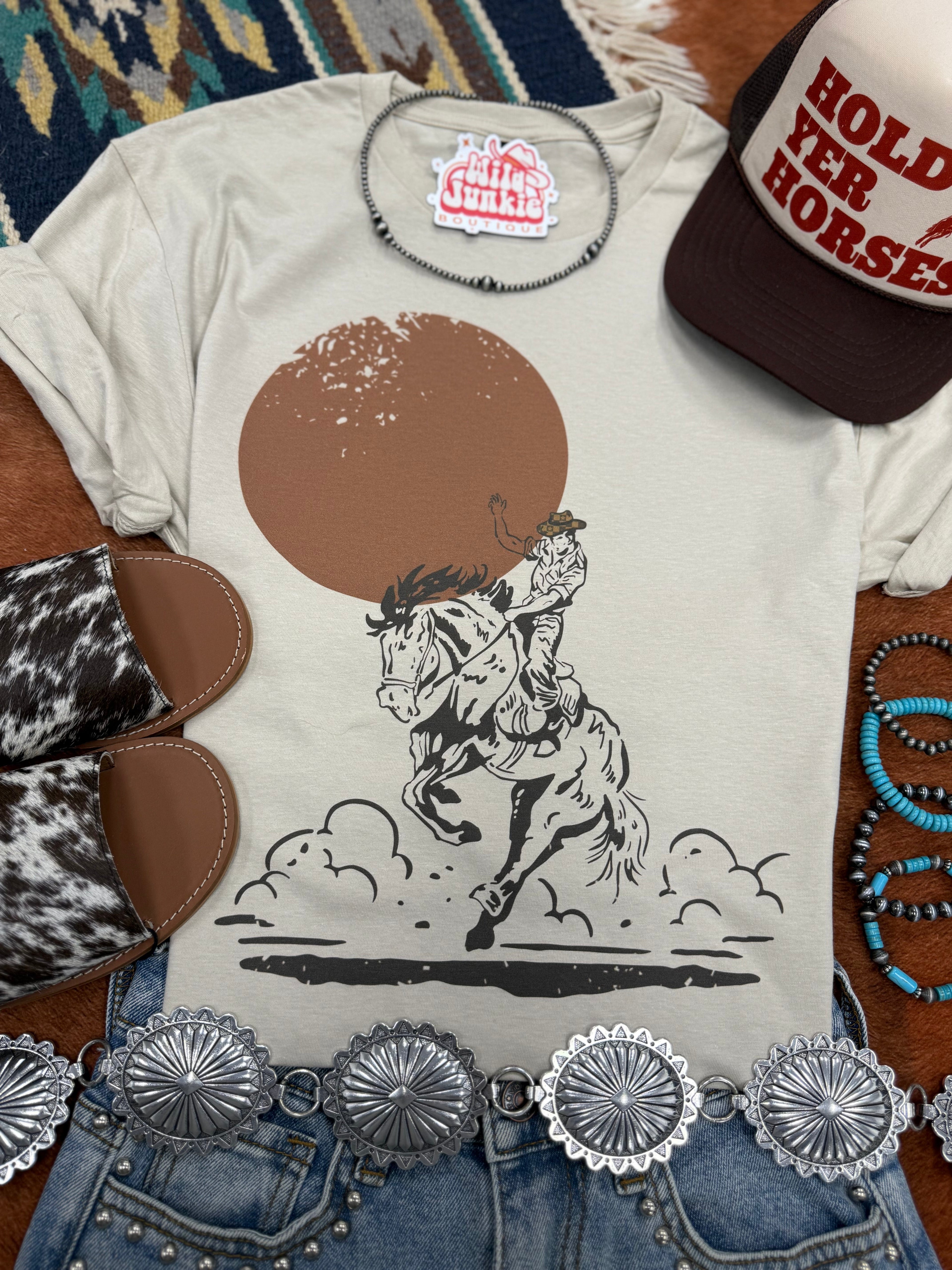 Wild Junkie Dusty Trails Graphic Tee — main product shot