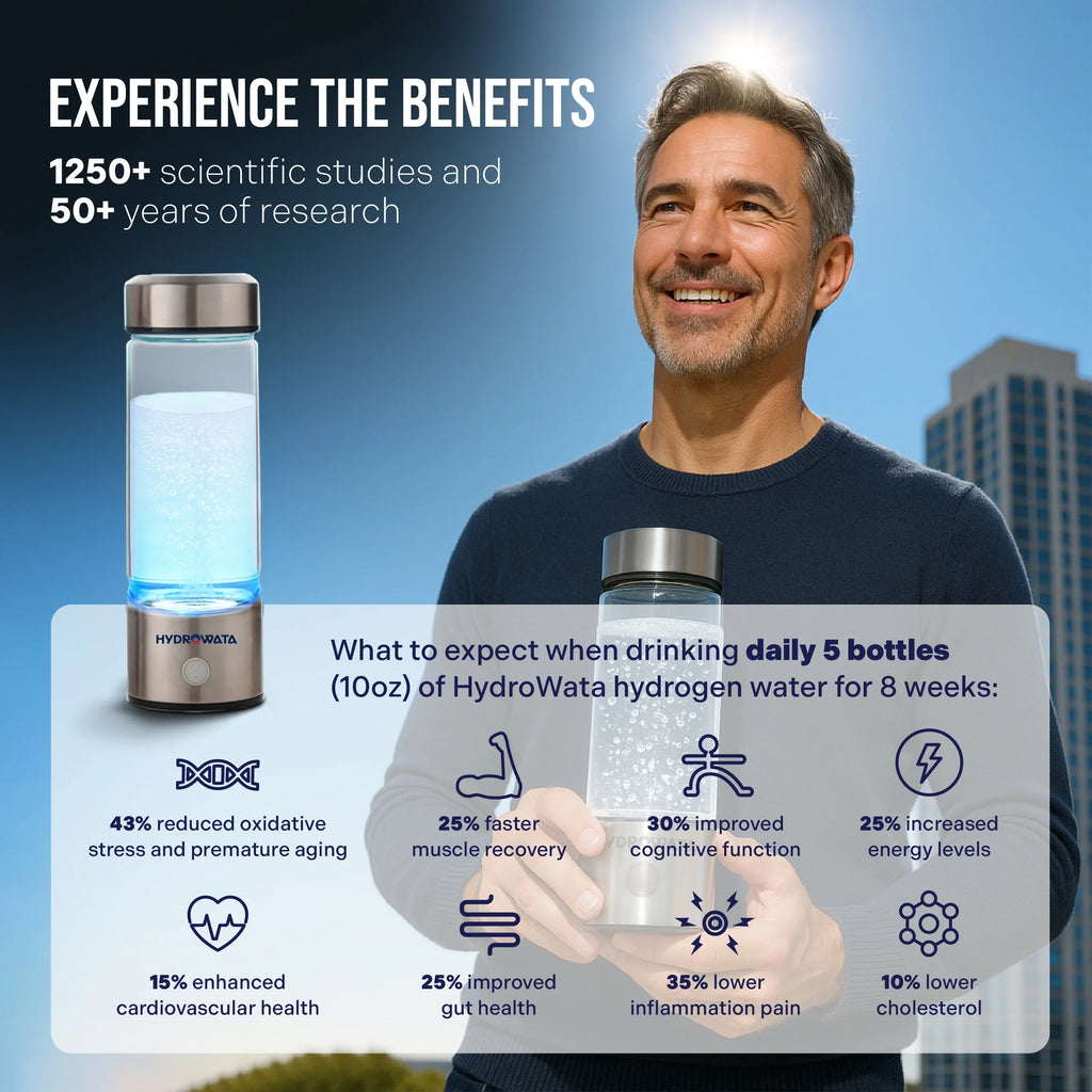 HydroWata™ Hydrogen Water Bottle, view 3