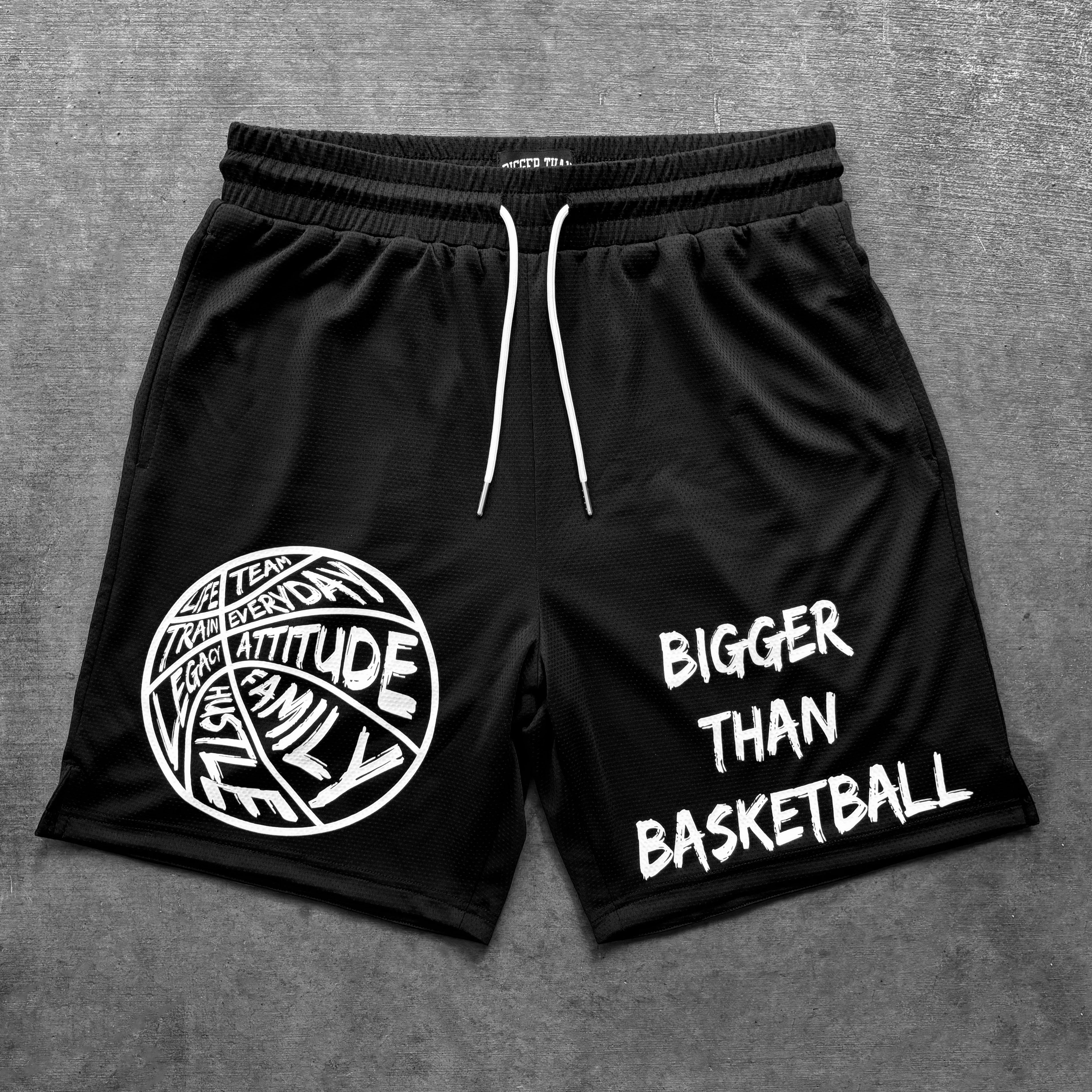 Bigger Than Basketball Bigger Than Basketball - Shorts - Black — Black detail