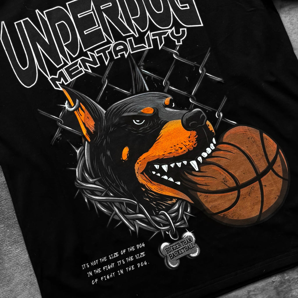 Bigger Than Basketball Underdog Mentality - T-Shirt - Black — lifestyle context