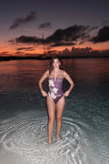 LA'AVANA Magenta Blossom  one piece — main product shot