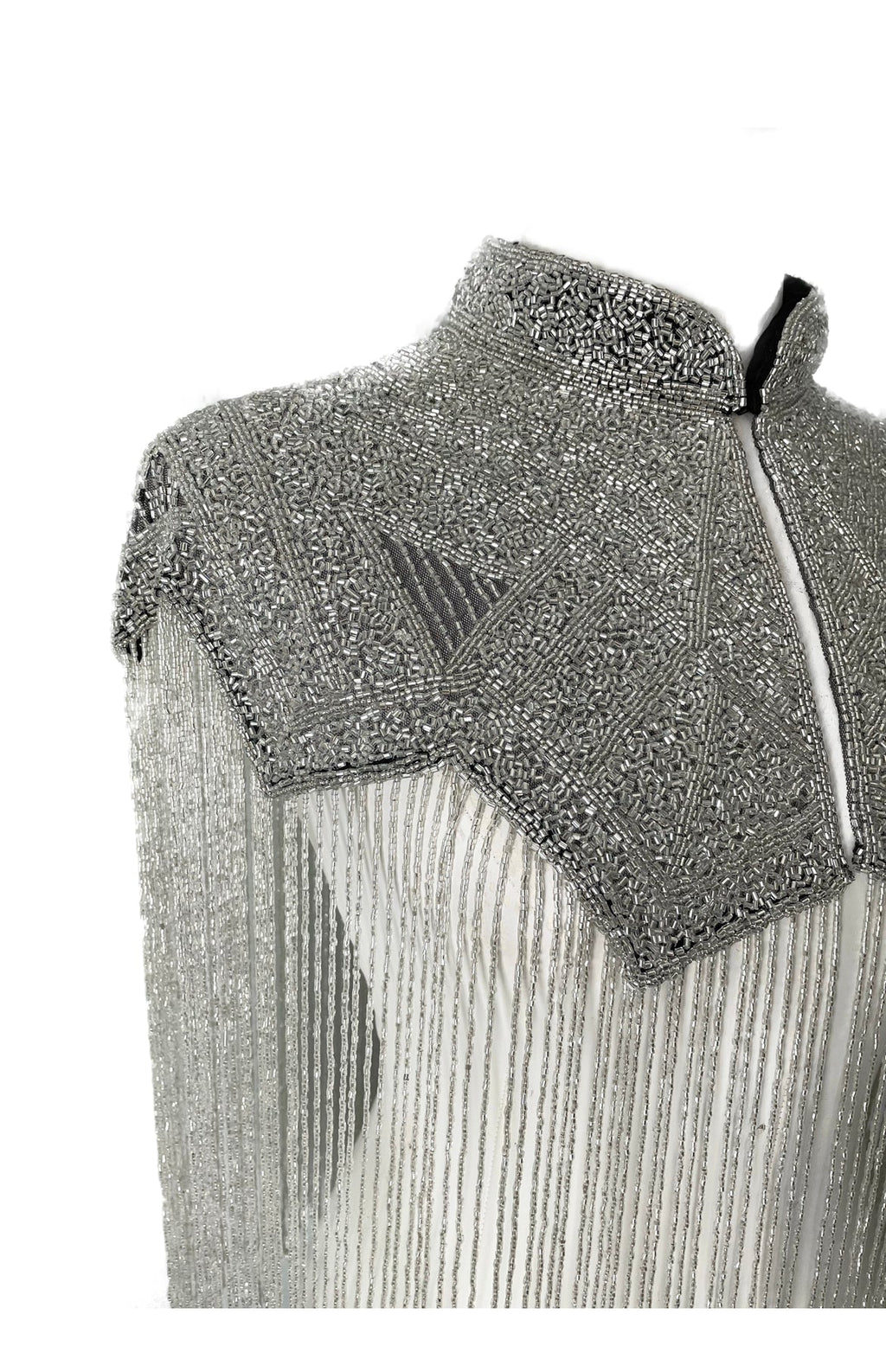 L'Jai Amor Argent Line Cape — side view