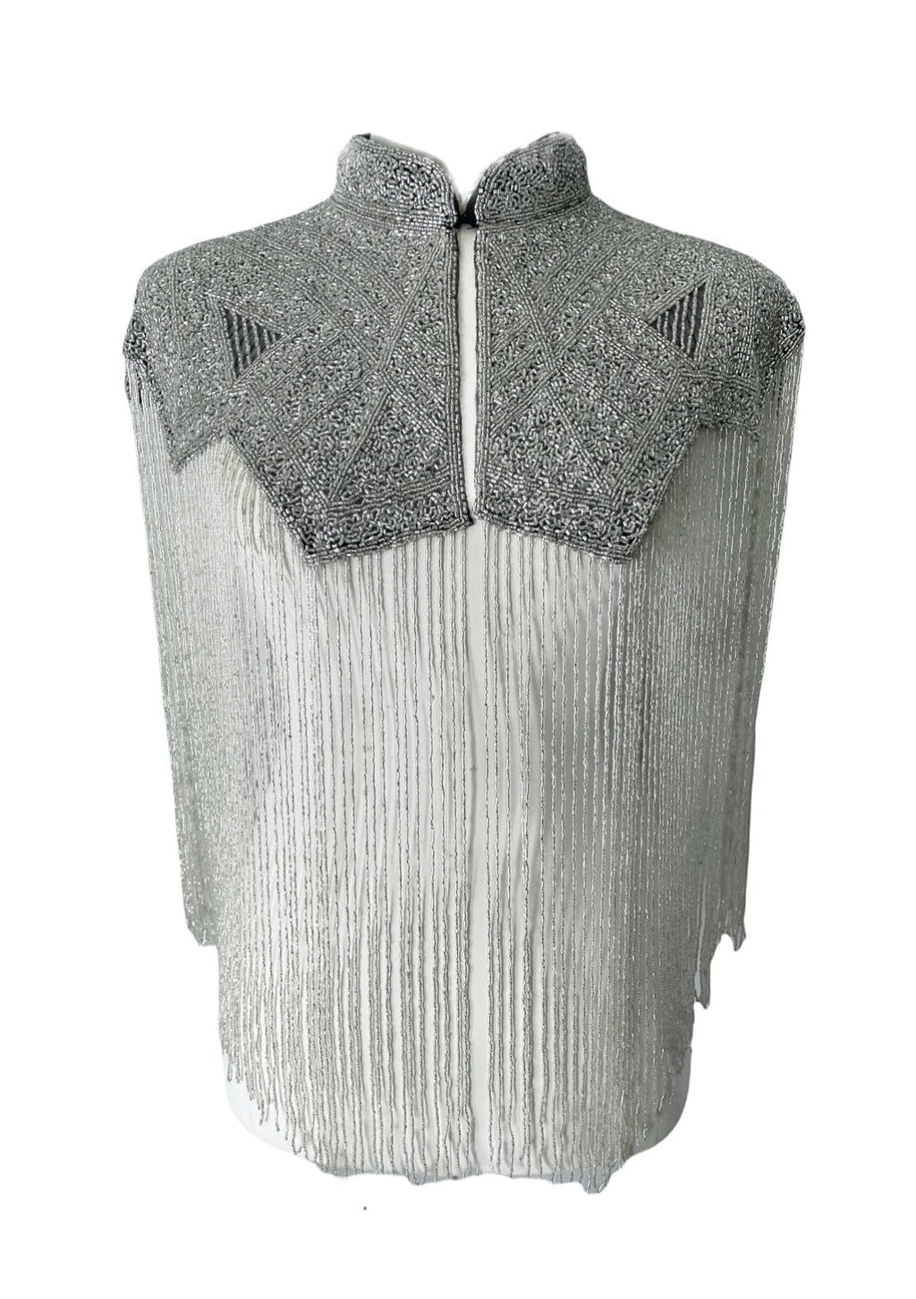 L'Jai Amor Argent Line Cape — lifestyle context