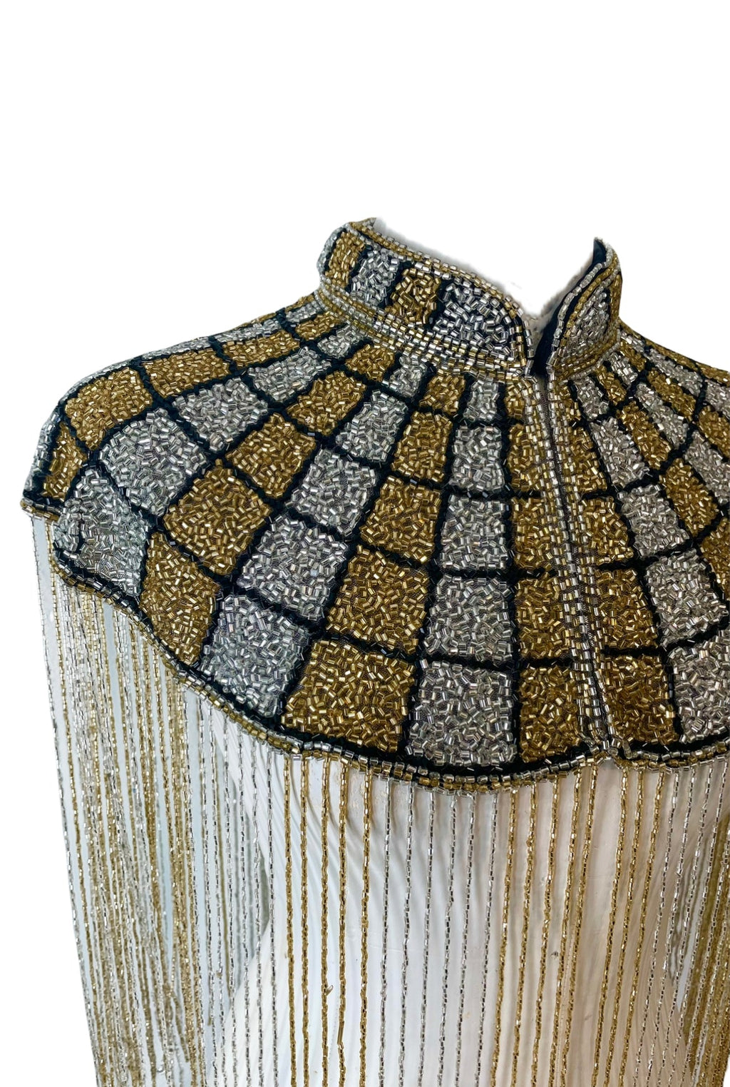 L'Jai Amor The Gilded Mosaic Cape — lifestyle context