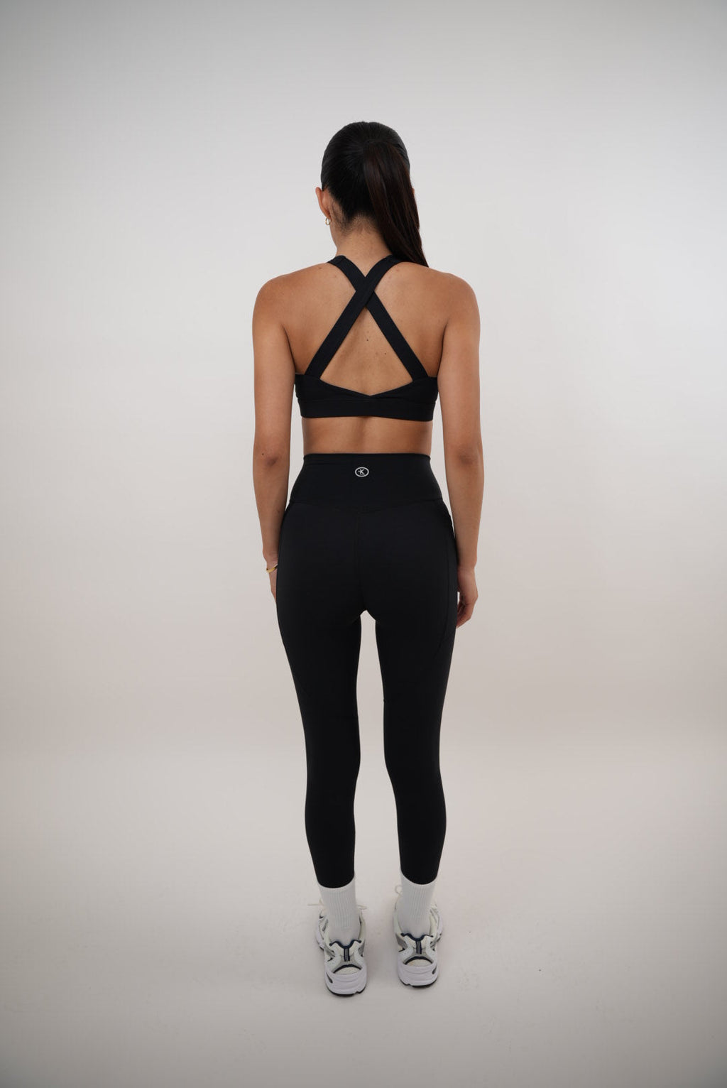 KIMITH BRAND I Am Glowing Black Quick Dry Butter Soft Legging — lifestyle context