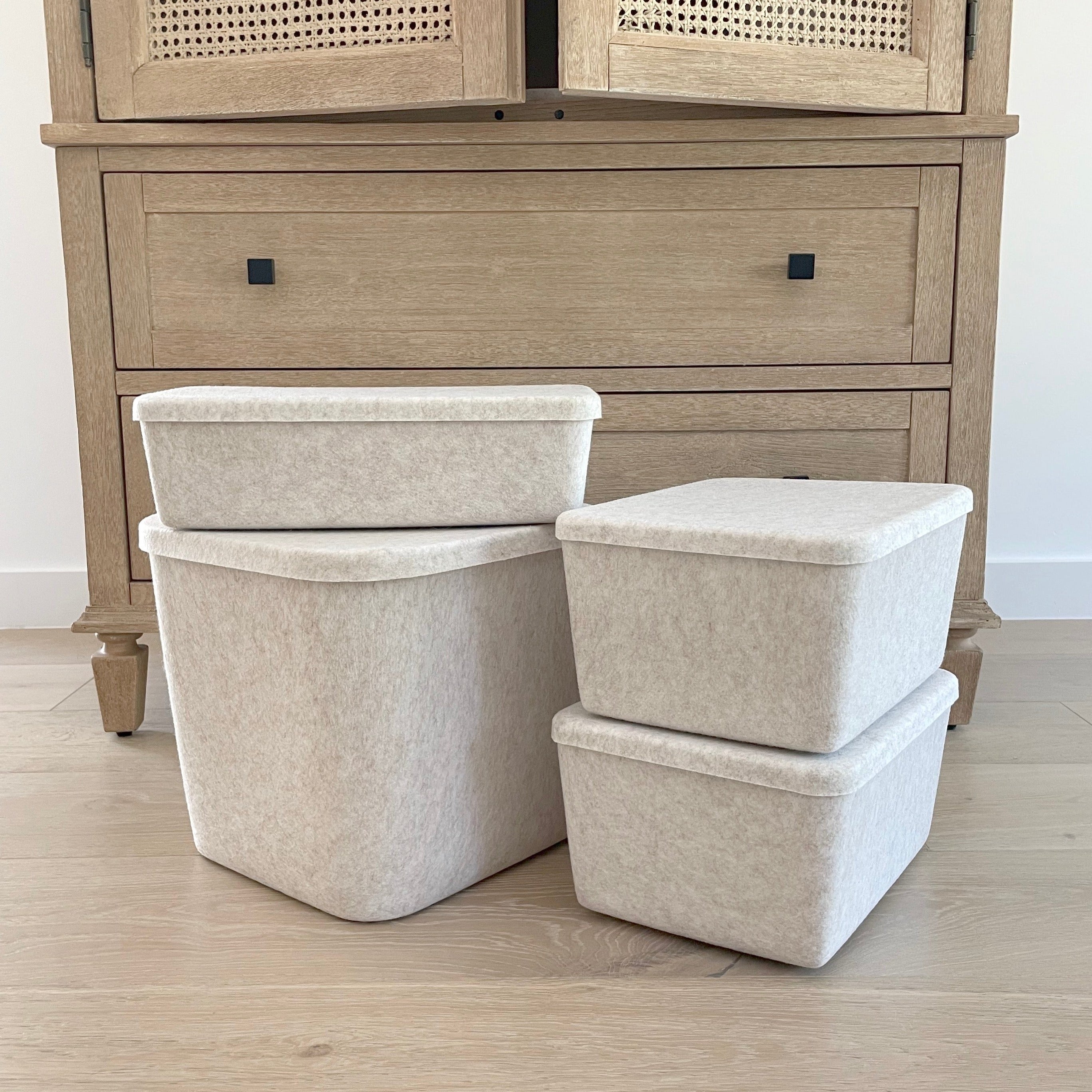 The Sculpted Bin - Wide with Lid – SortJoy, view 7