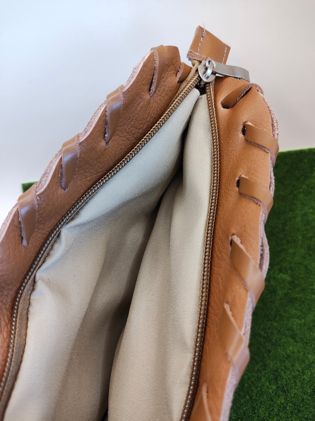 Whenitwasagame baseballglovewallets.com Finger Glove Purse - Blank No Patch — color detail