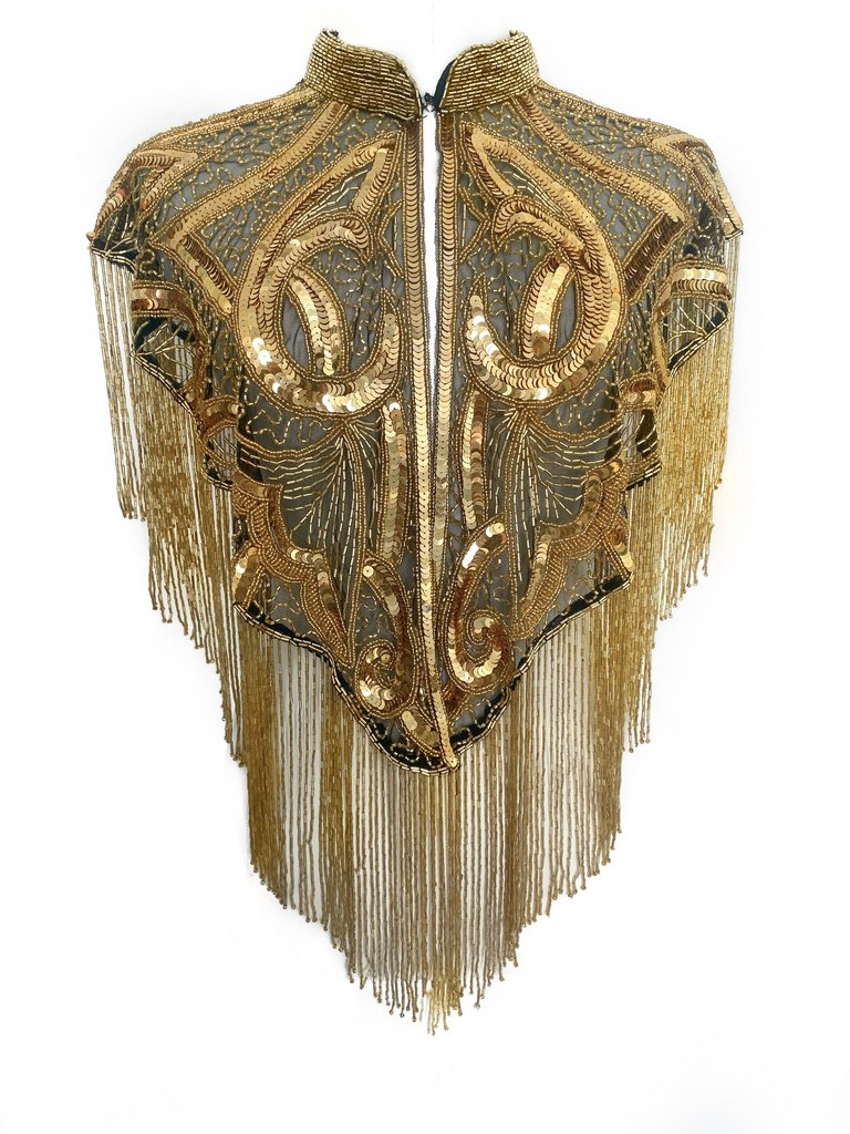 L'Jai Amor Aurum Empress Cape — lifestyle context