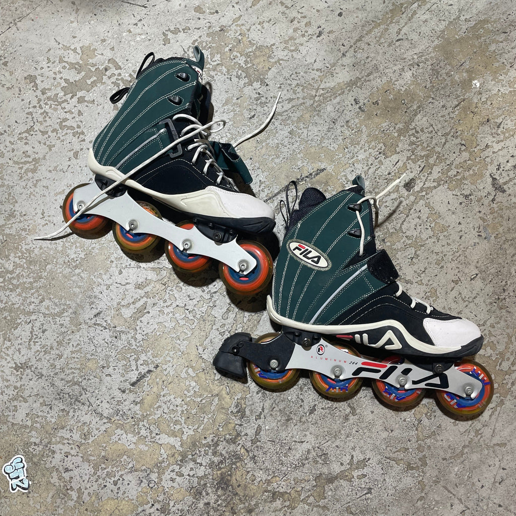 Fila Lite Rail Inline Skate - Green/Black [Size 9]