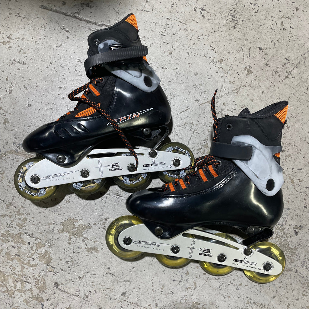 Spin Traxion Trainer Inline Skate - Black [Size 7]