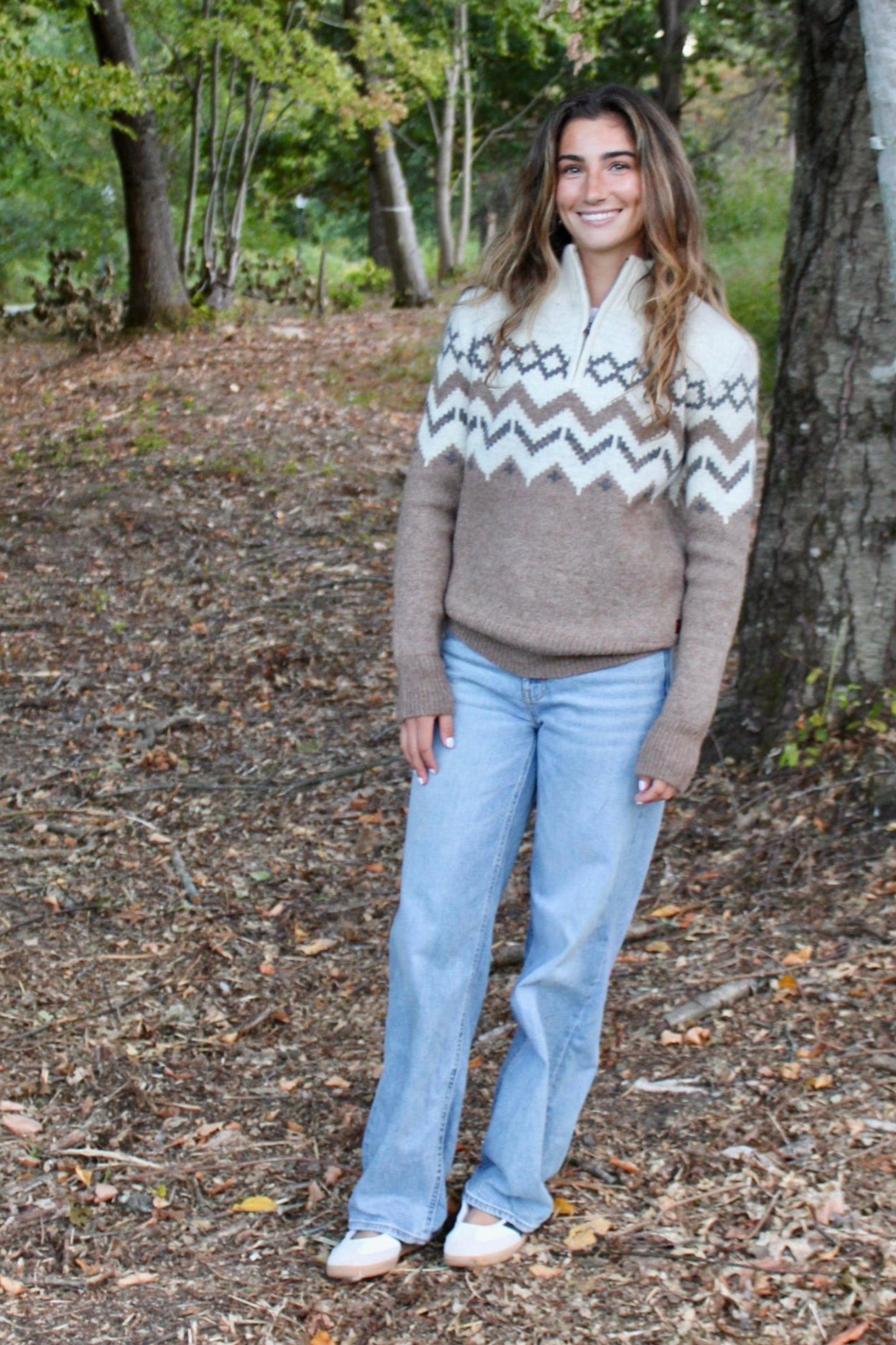 Adirondack Field Skyward Alpaca/Wool Sweater (Ivory) — product category context