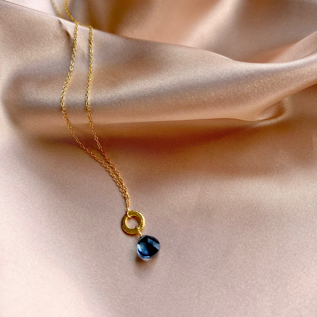 PARKEN JEWELRY Amethyst Mini Layering Necklace — alternative angle