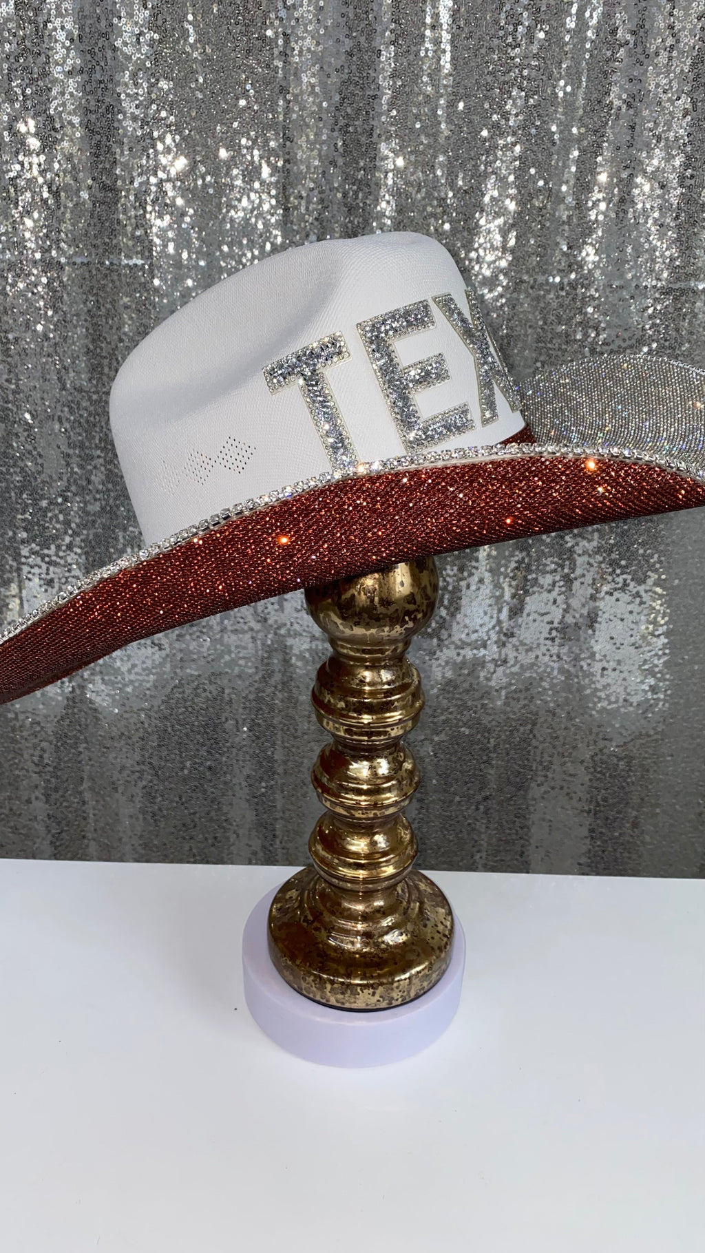 Rhinestone Cowgirl Texas Longhorns Hat — alternative angle