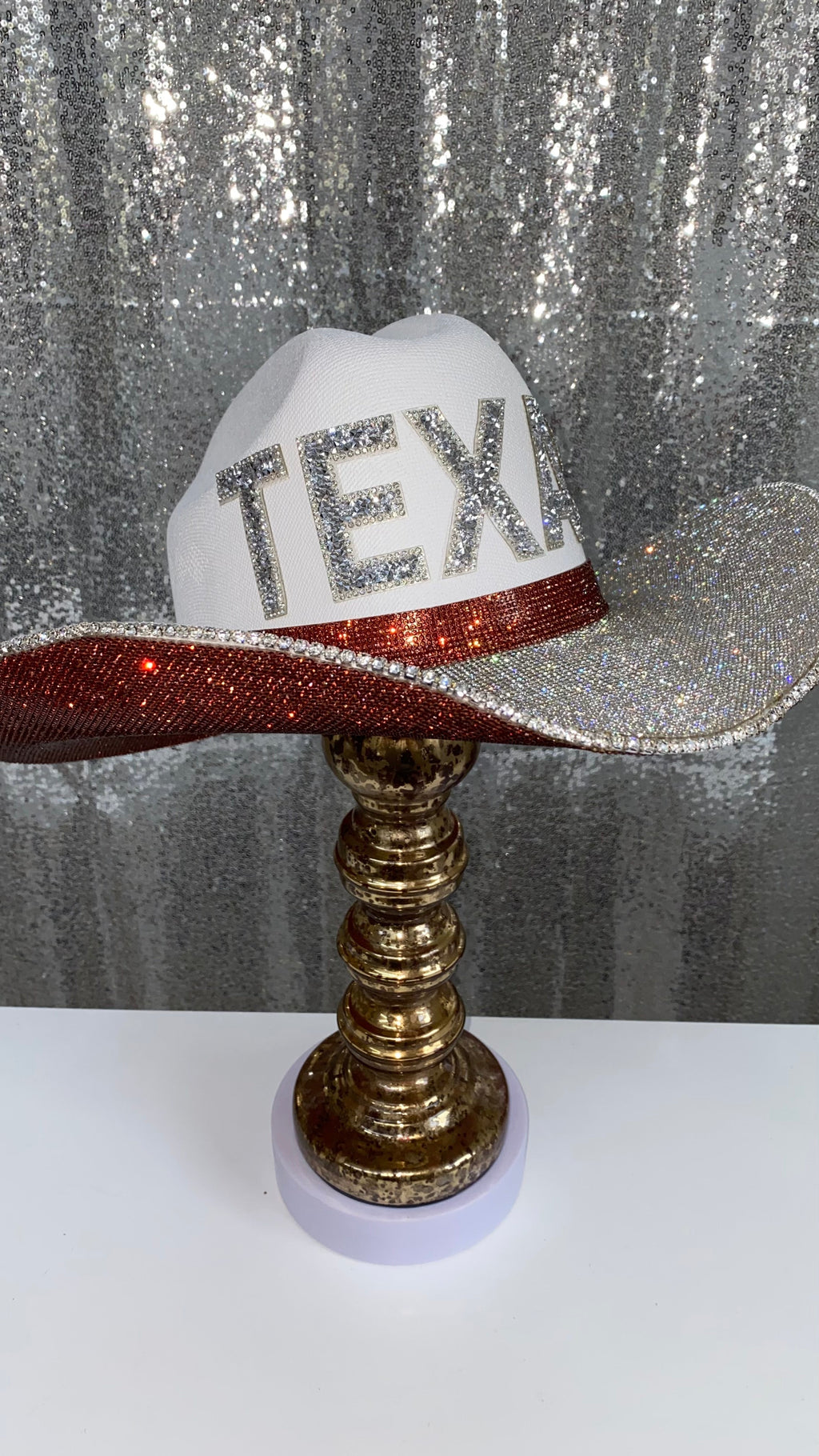 Rhinestone Cowgirl Texas Longhorns Hat — lifestyle context