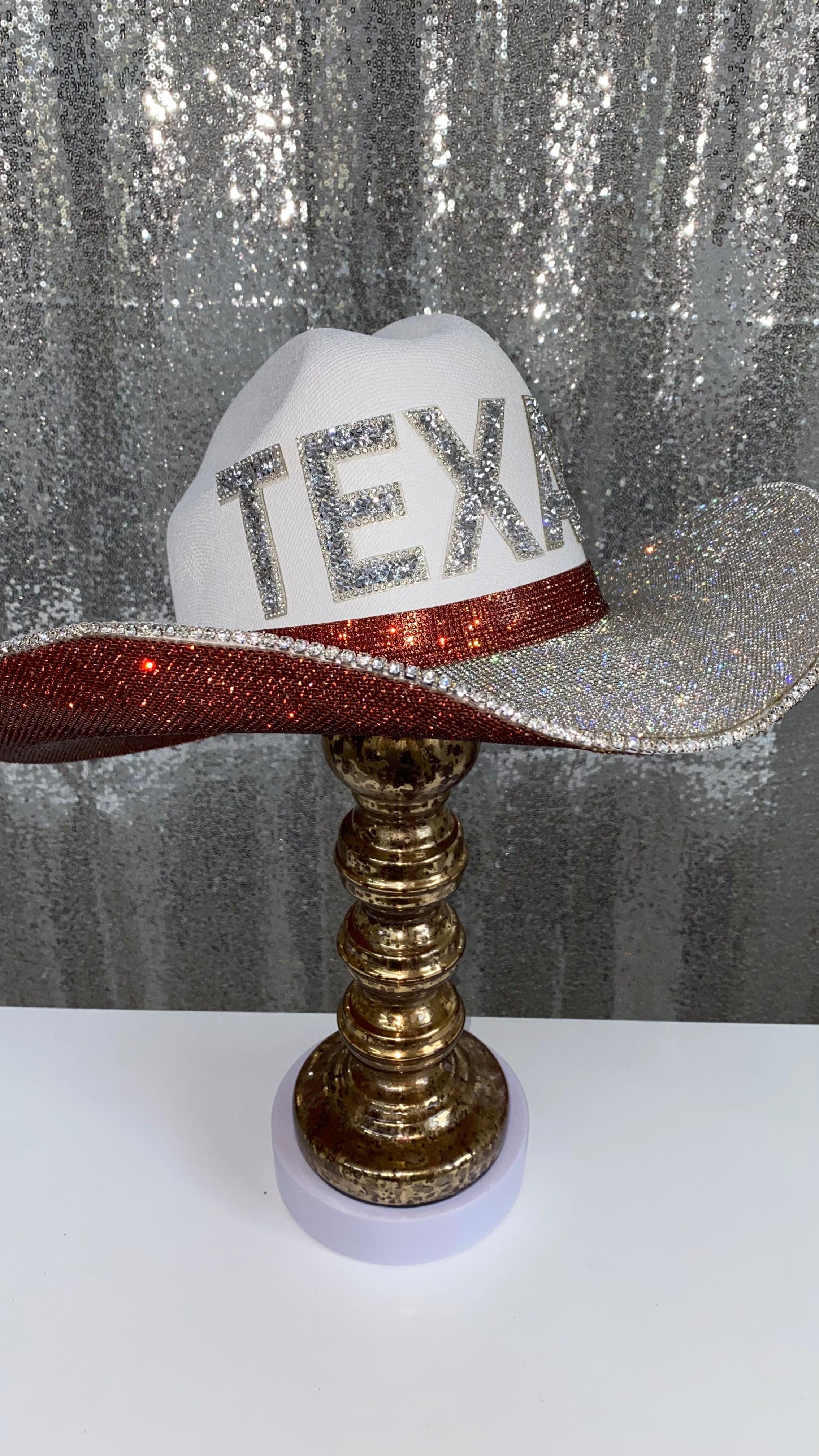 Rhinestone Cowgirl Texas Longhorns Hat — lifestyle context