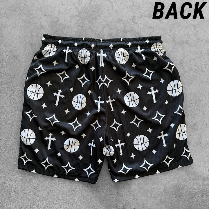 Bigger Than Basketball Crossover - Shorts - Black — product category context