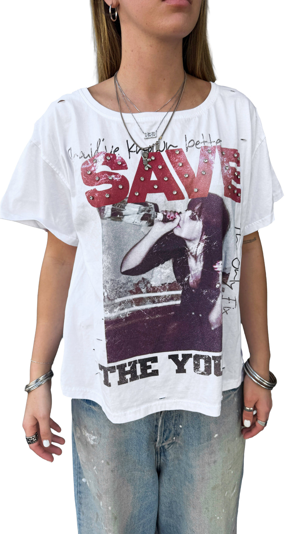 ProjectCapri Save The Youth Tee — back view