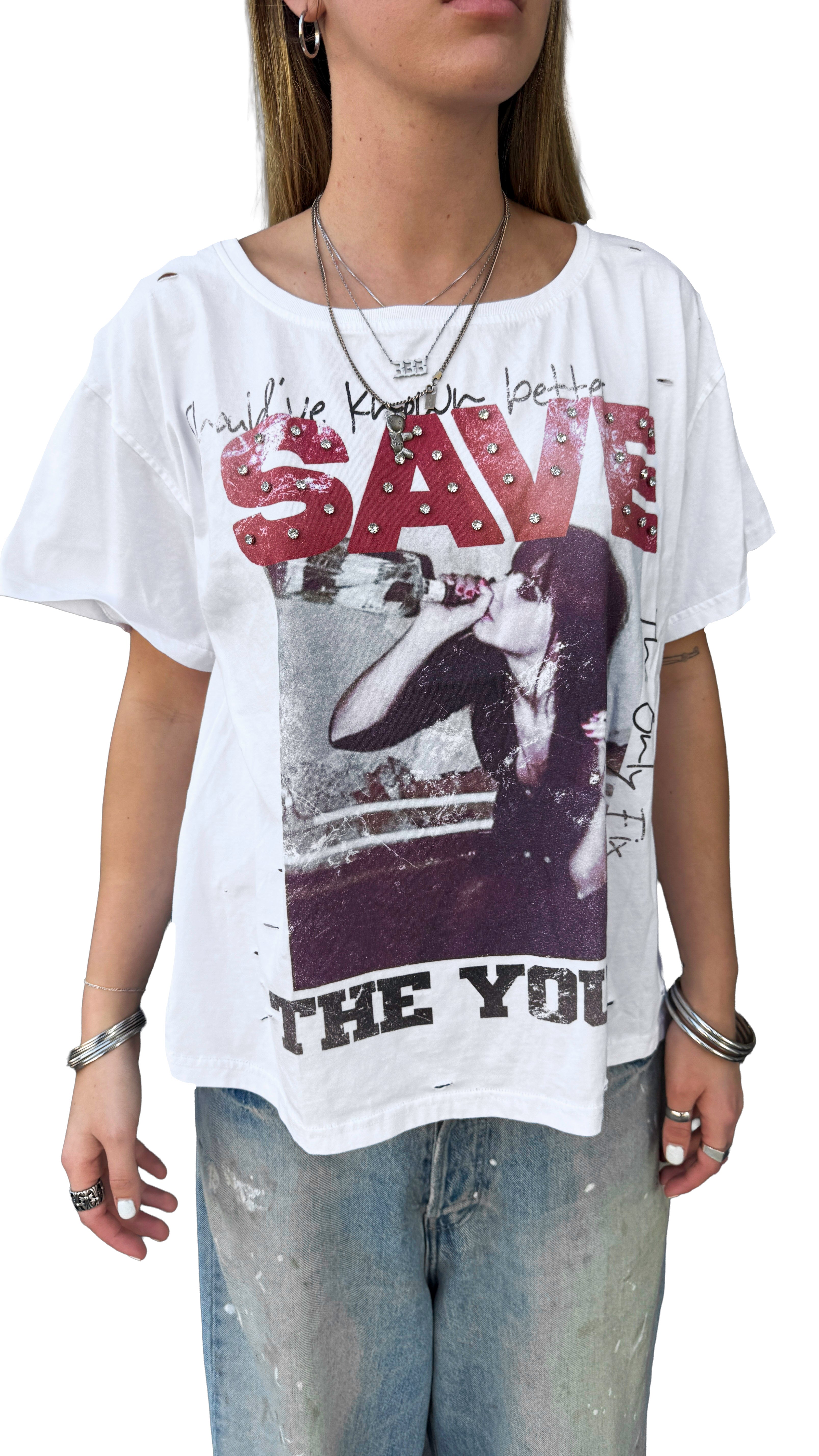 ProjectCapri Save The Youth Tee — back view