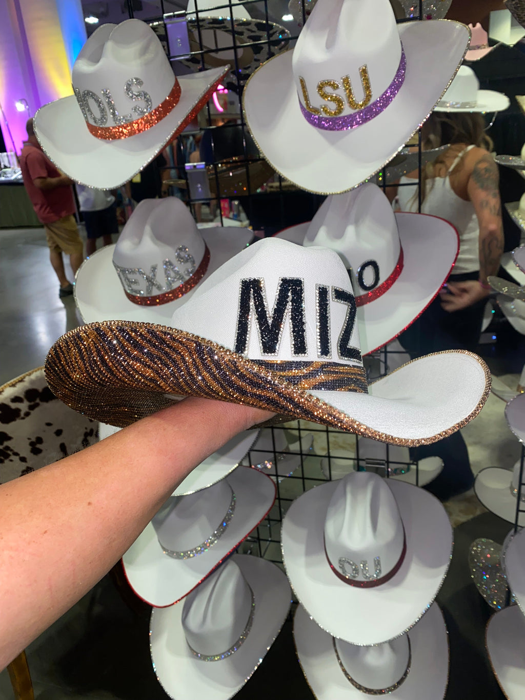 Rhinestone Cowgirl Mizzou Hat — side view
