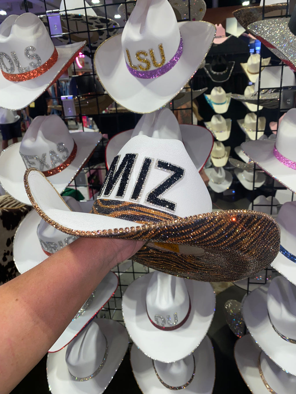 Rhinestone Cowgirl Mizzou Hat — lifestyle context