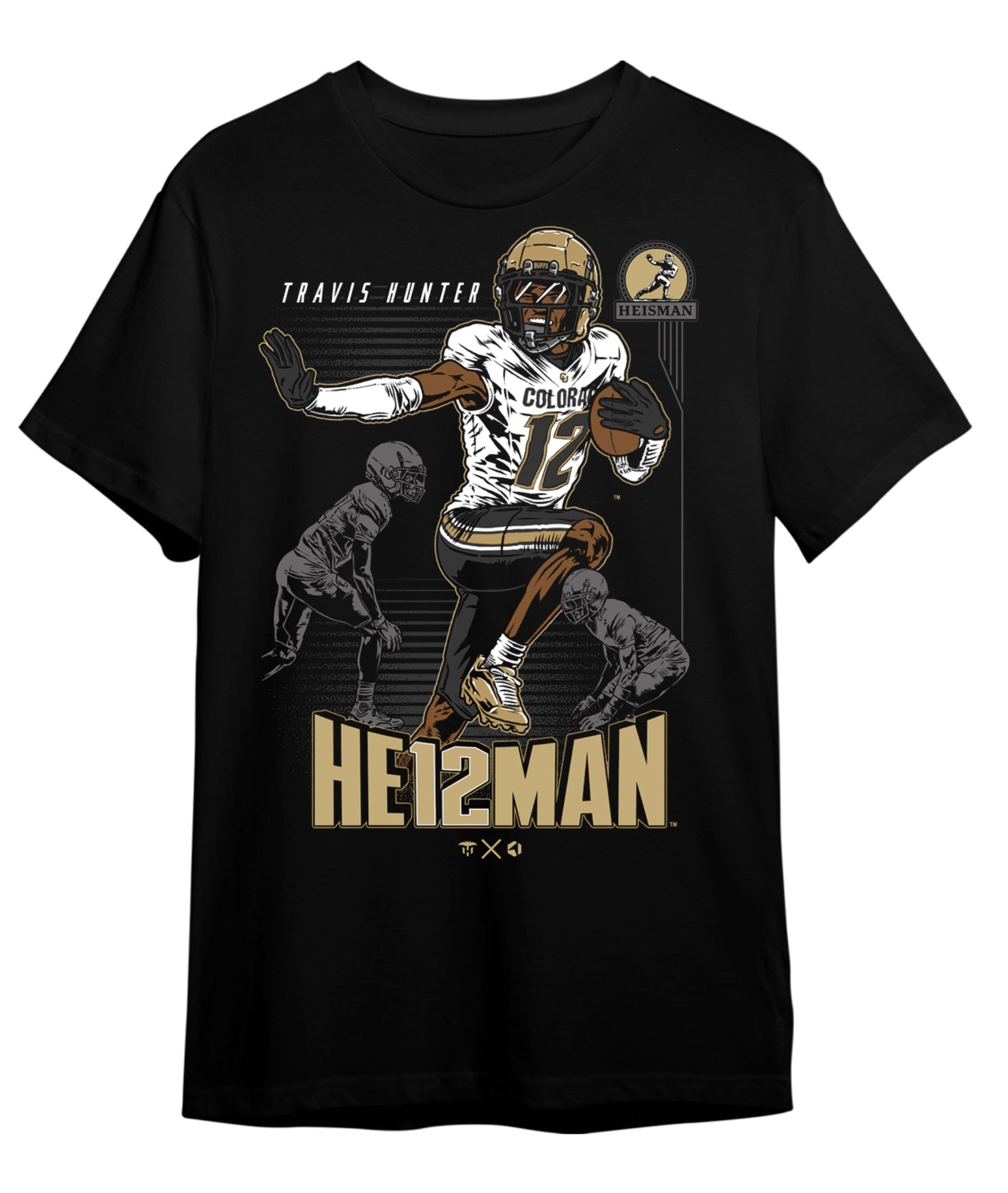 Rock 'Em Socks Rock 'Em Socks Travis Hunter - Heisman Winner T-Shirt — main product shot