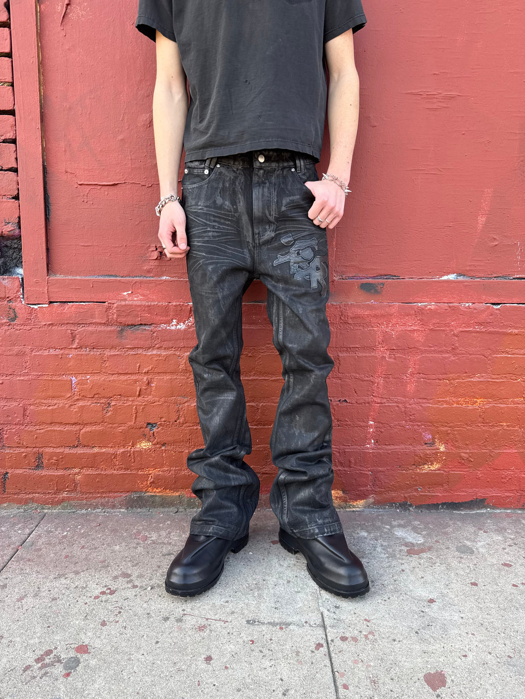 ProjectCapri PRJCT A02 - WAX DENIM — side view