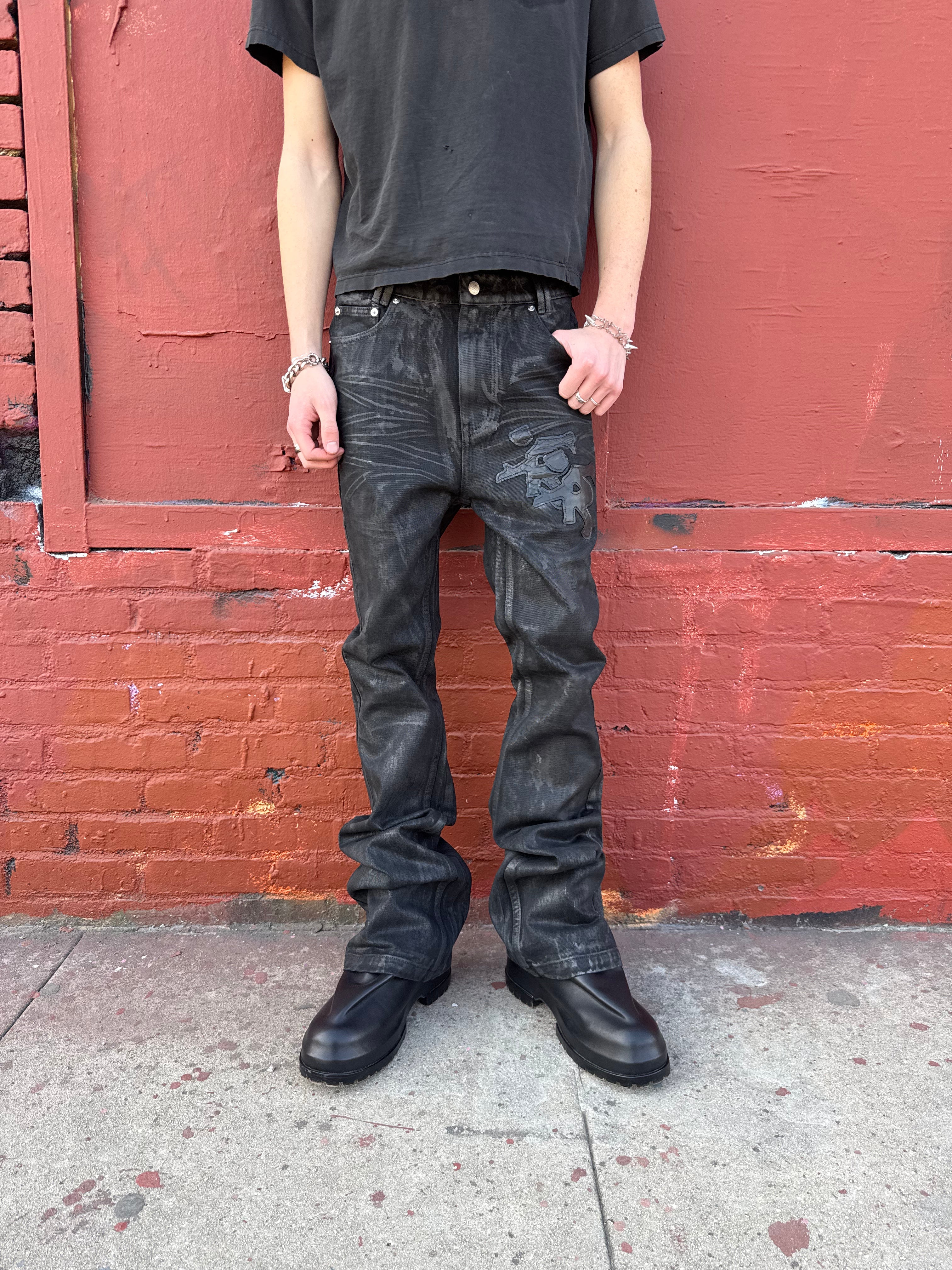 ProjectCapri PRJCT A02 - WAX DENIM — side view
