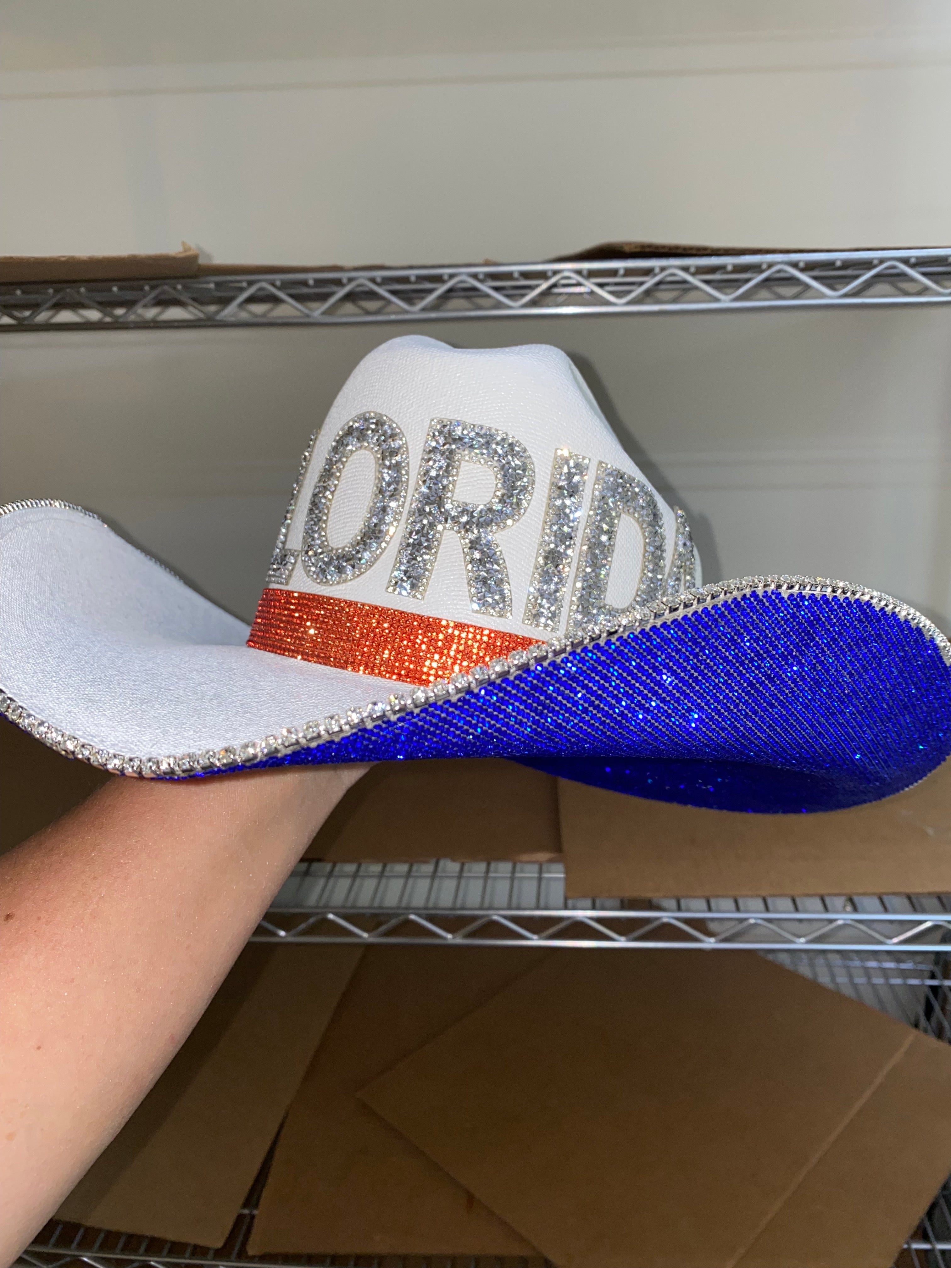 Rhinestone Cowgirl University of Florida Hat — lifestyle context