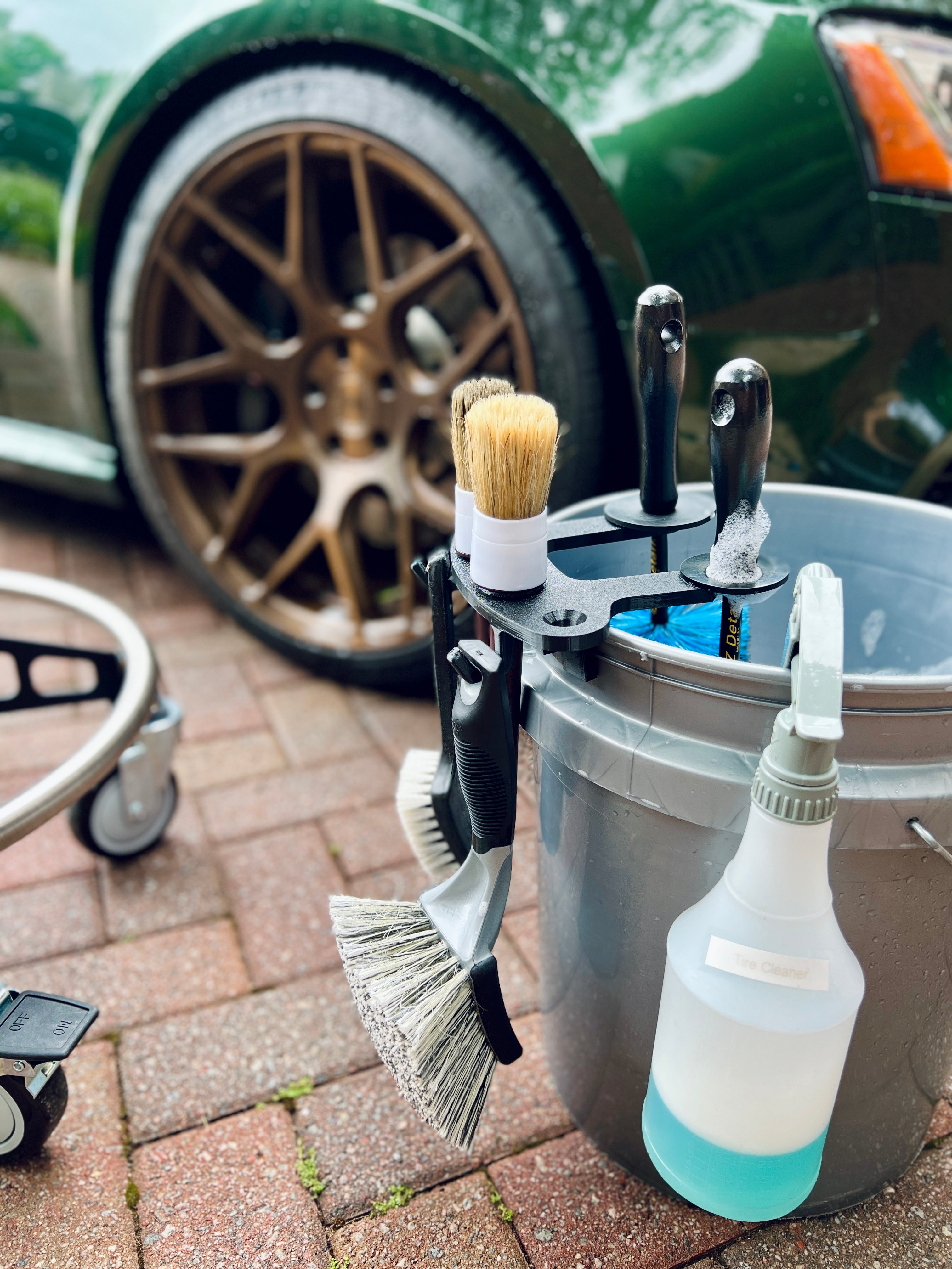 BucketCaddy - Wheel, Tire, & Detailing Brush Organizer for 5-gallon and 6-gallon Car Wash Buckets – Stubby Nozzle Co., view 9