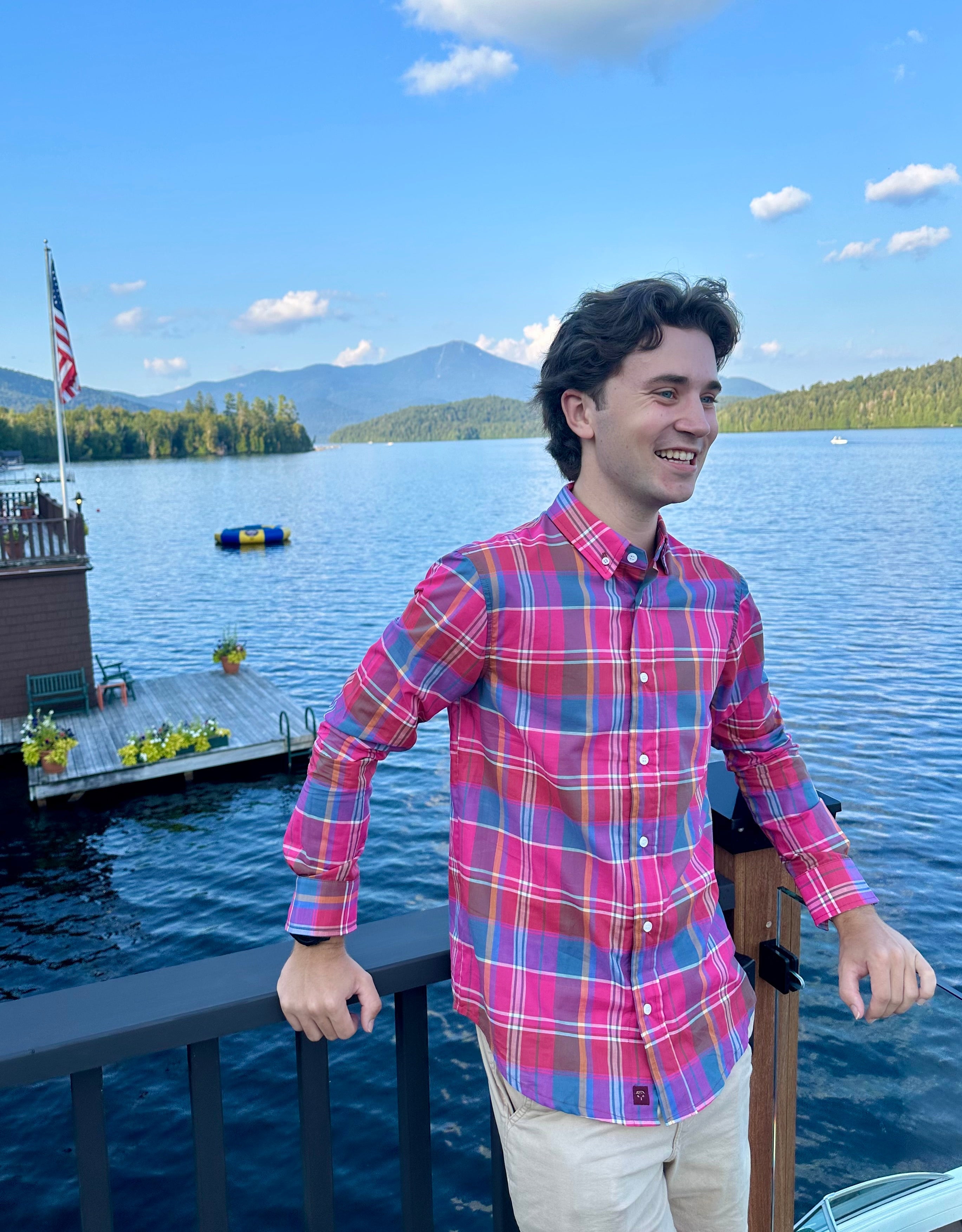 Adirondack Field Utowana Silk Blend Oxford — lifestyle context