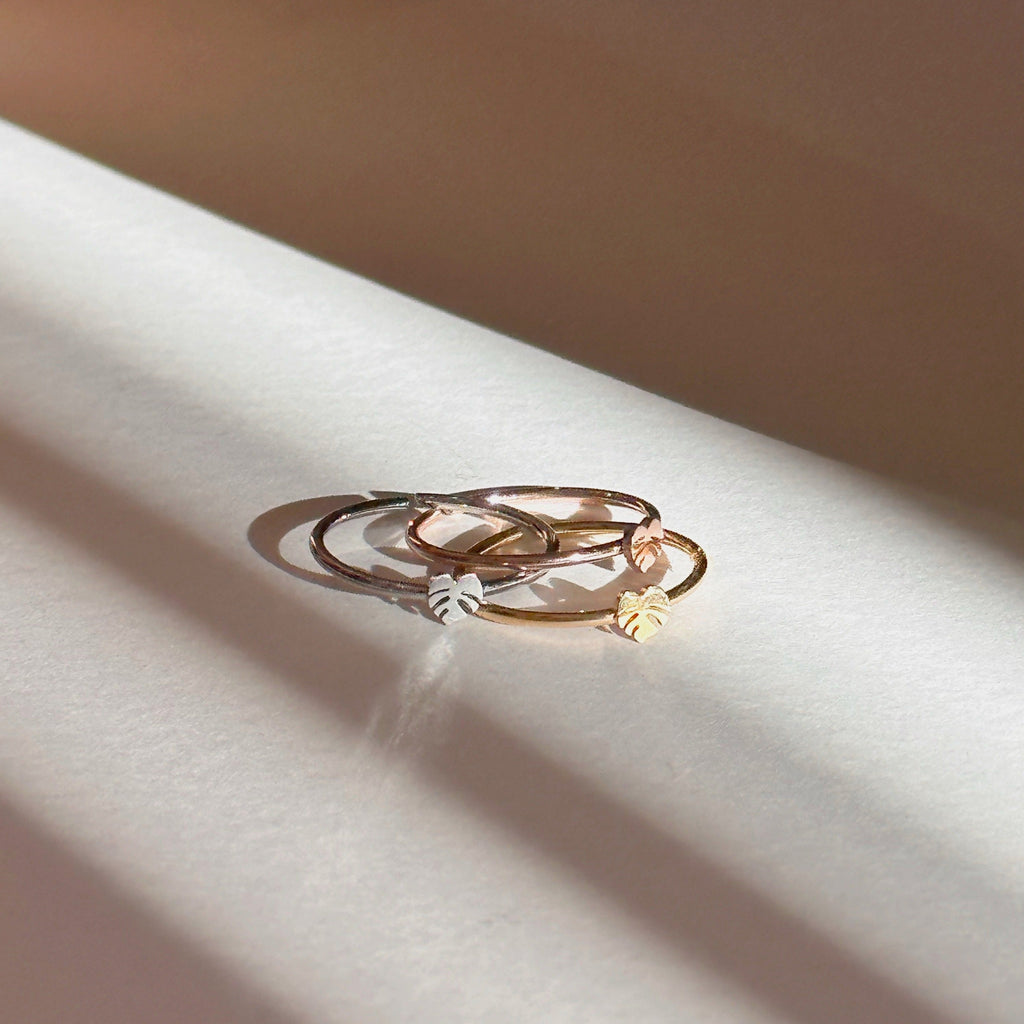 Monstera Deliciosa Dainty Minimal Plant Ring – Plant Dosage LLC, view 4