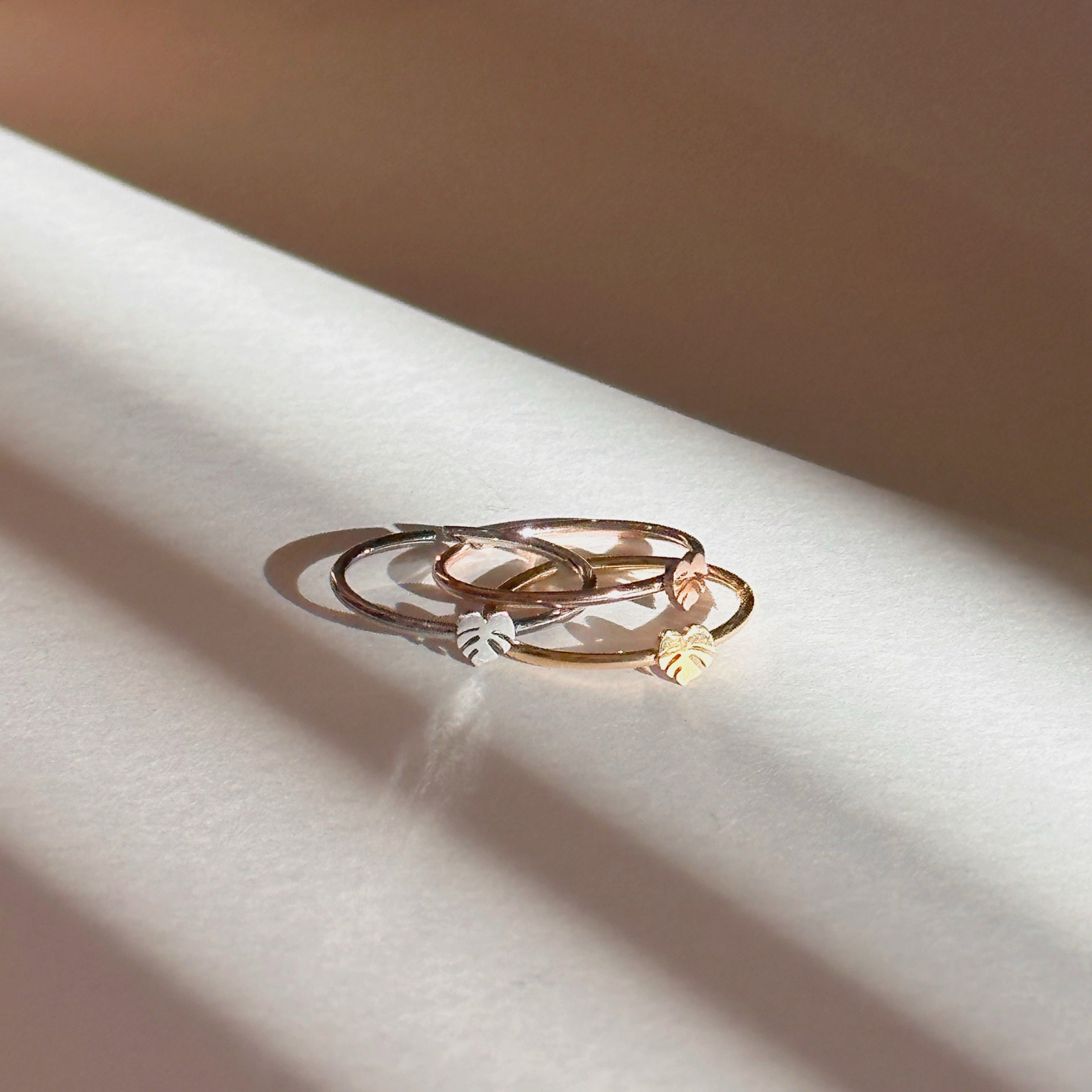 Monstera Deliciosa Dainty Minimal Plant Ring – Plant Dosage LLC, view 4