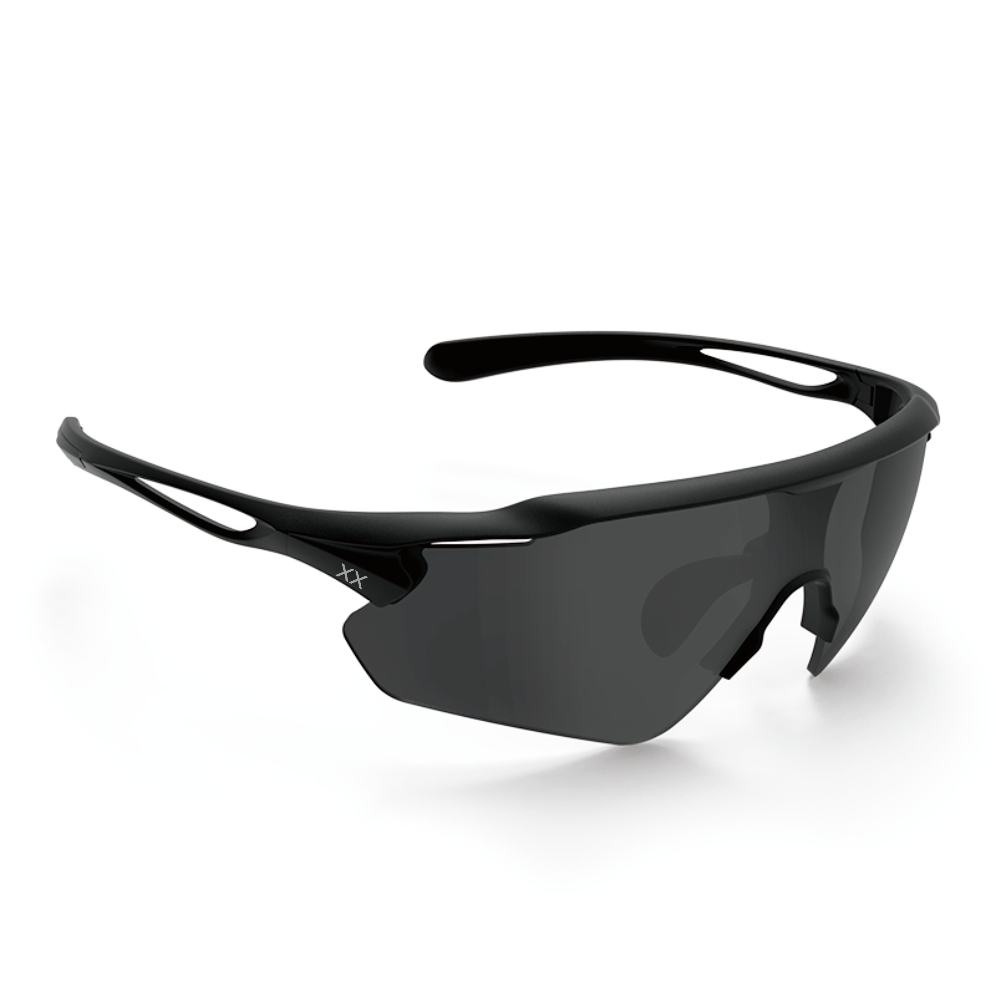 BLACKOUT BARBELL Apex Running Glasses — detail and construction