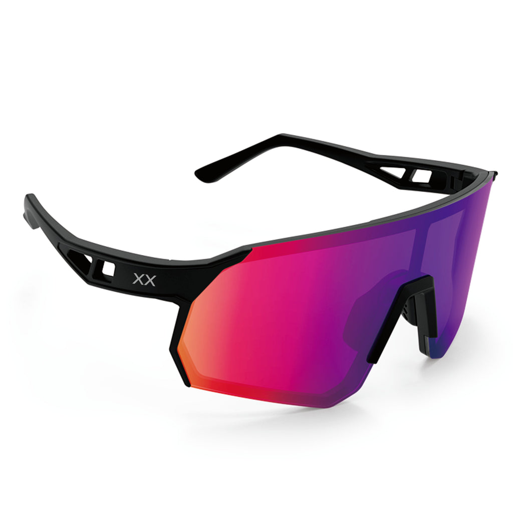 BLACKOUT BARBELL Volt Running Glasses — detail and construction