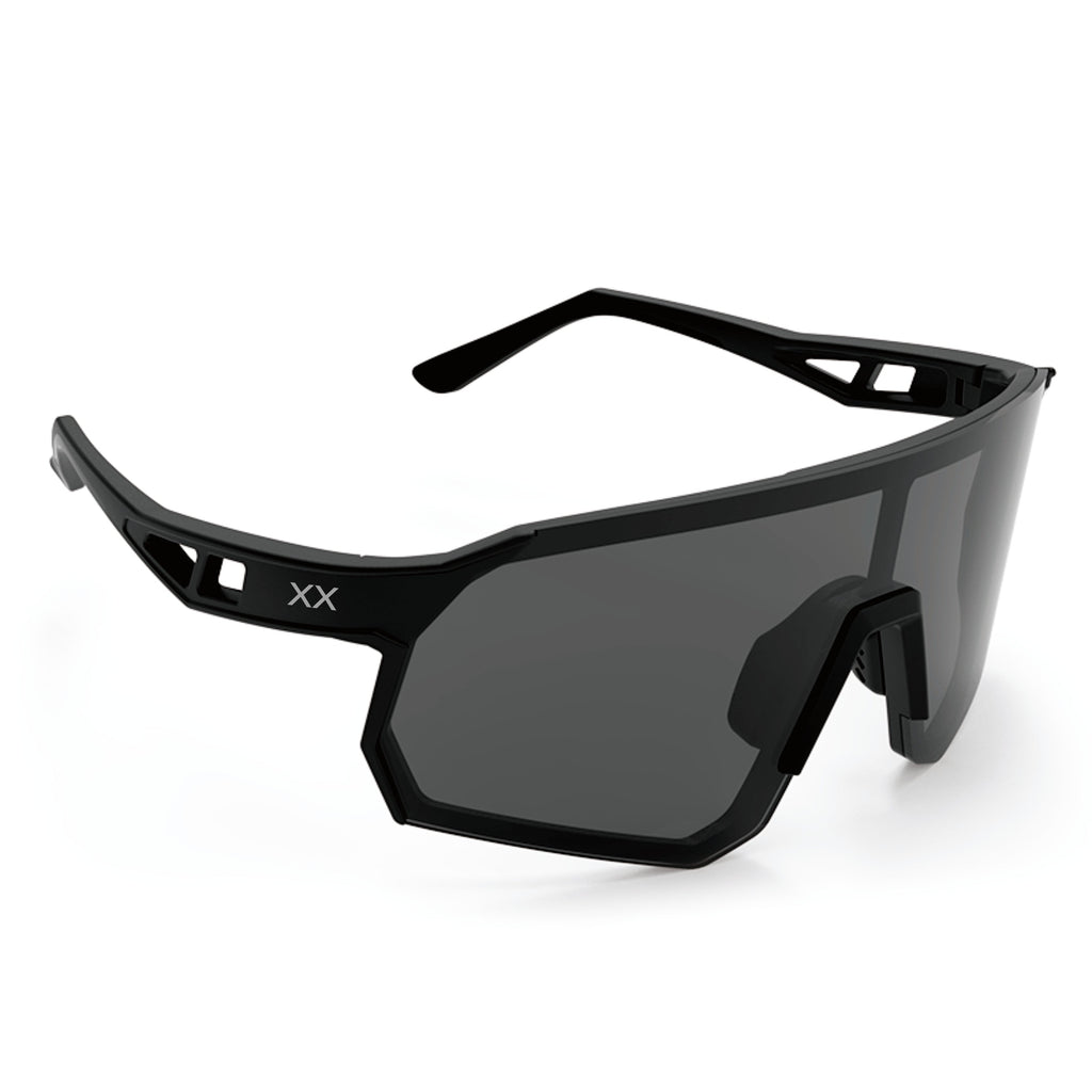 BLACKOUT BARBELL Volt Running Glasses — detail and construction