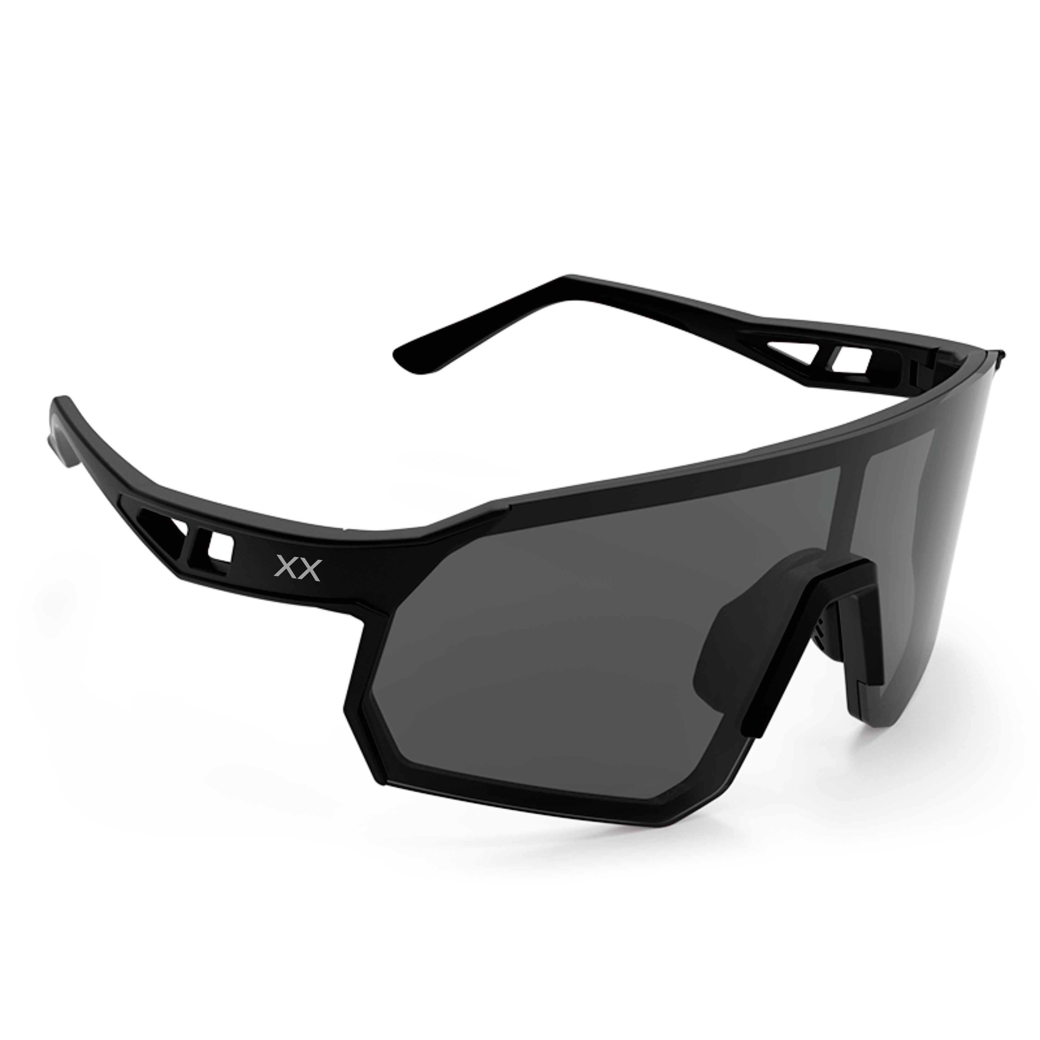 BLACKOUT BARBELL Volt Running Glasses — detail and construction