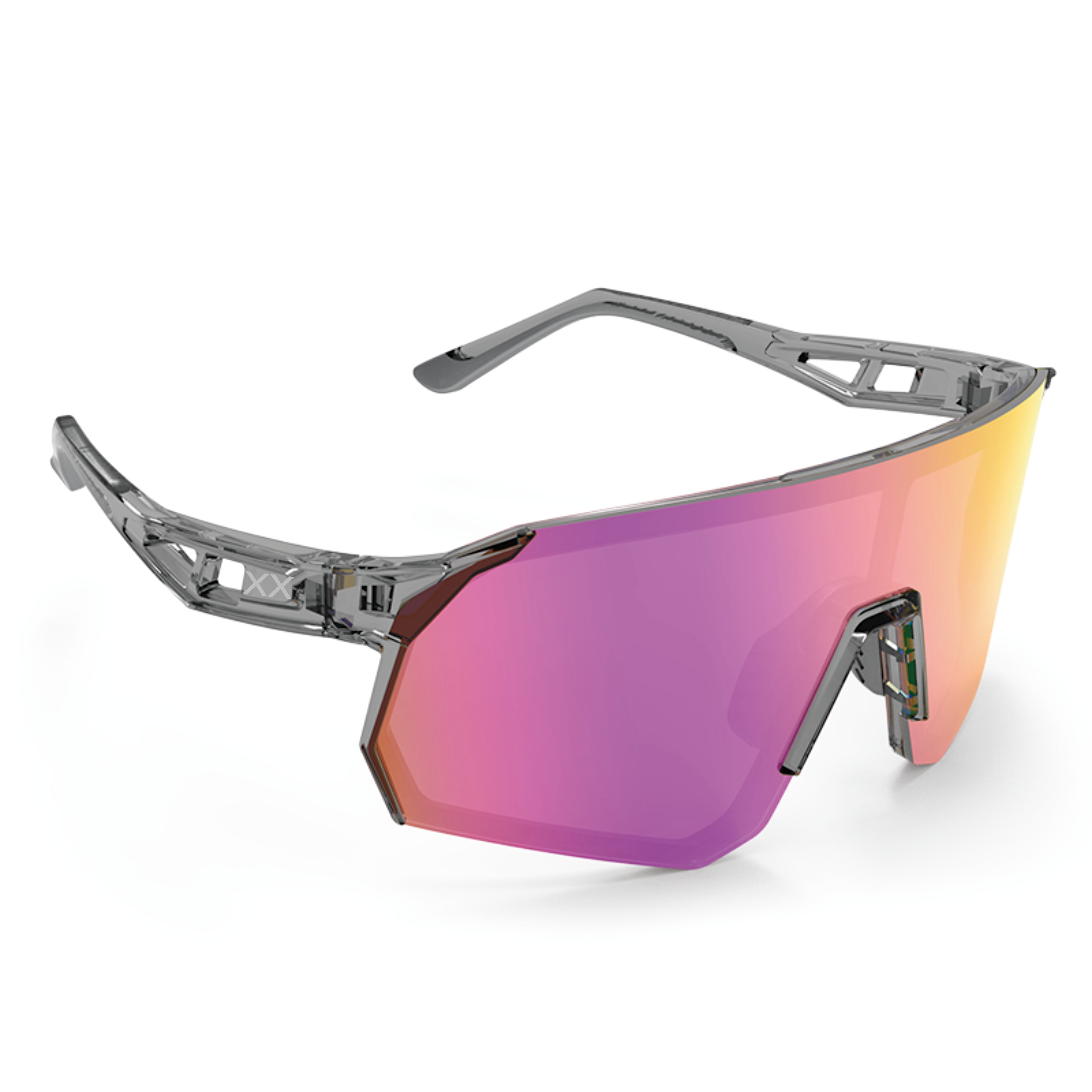 BLACKOUT BARBELL Volt Running Glasses — detail and construction