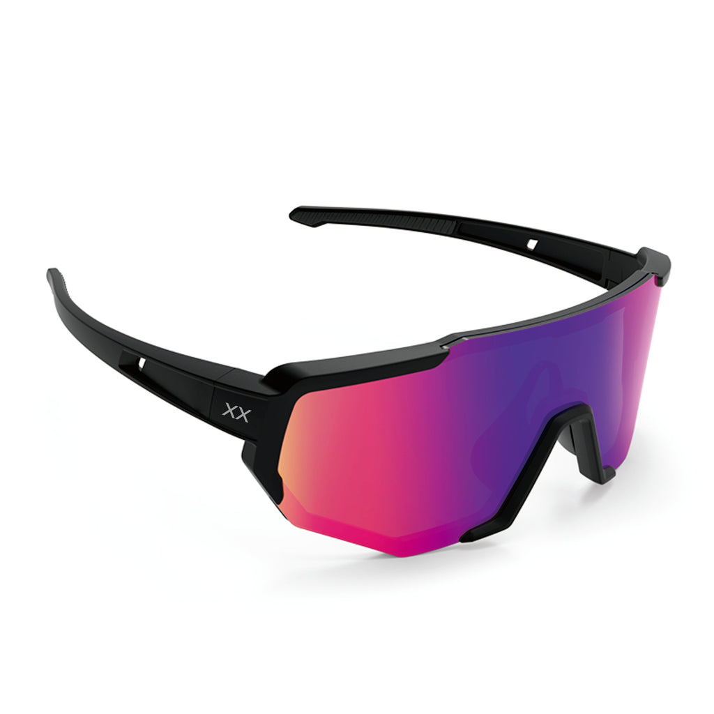 BLACKOUT BARBELL Mako Running Glasses — detail and construction